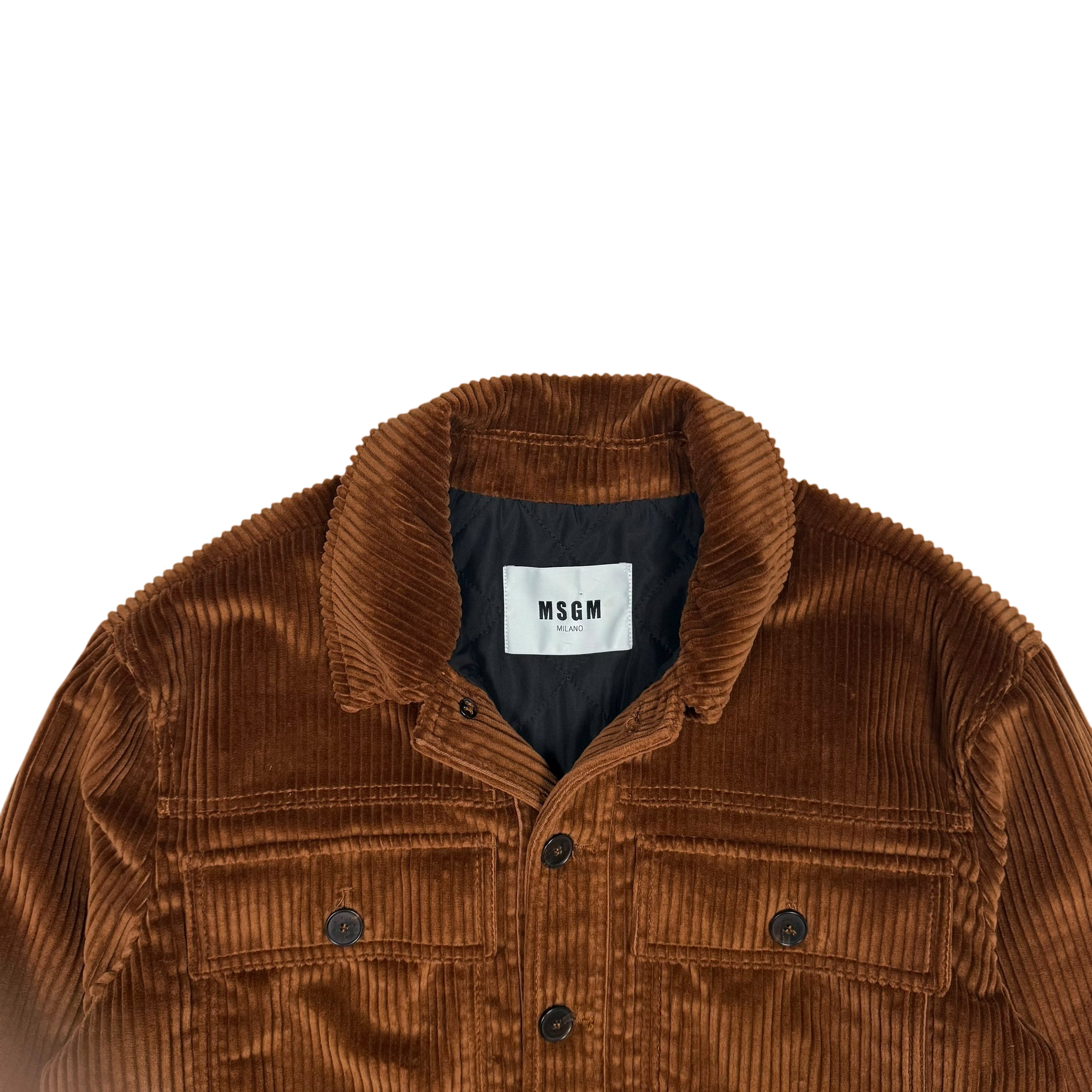 MSGM Milano Corduroy Jacket Brown (Fits M-L)
