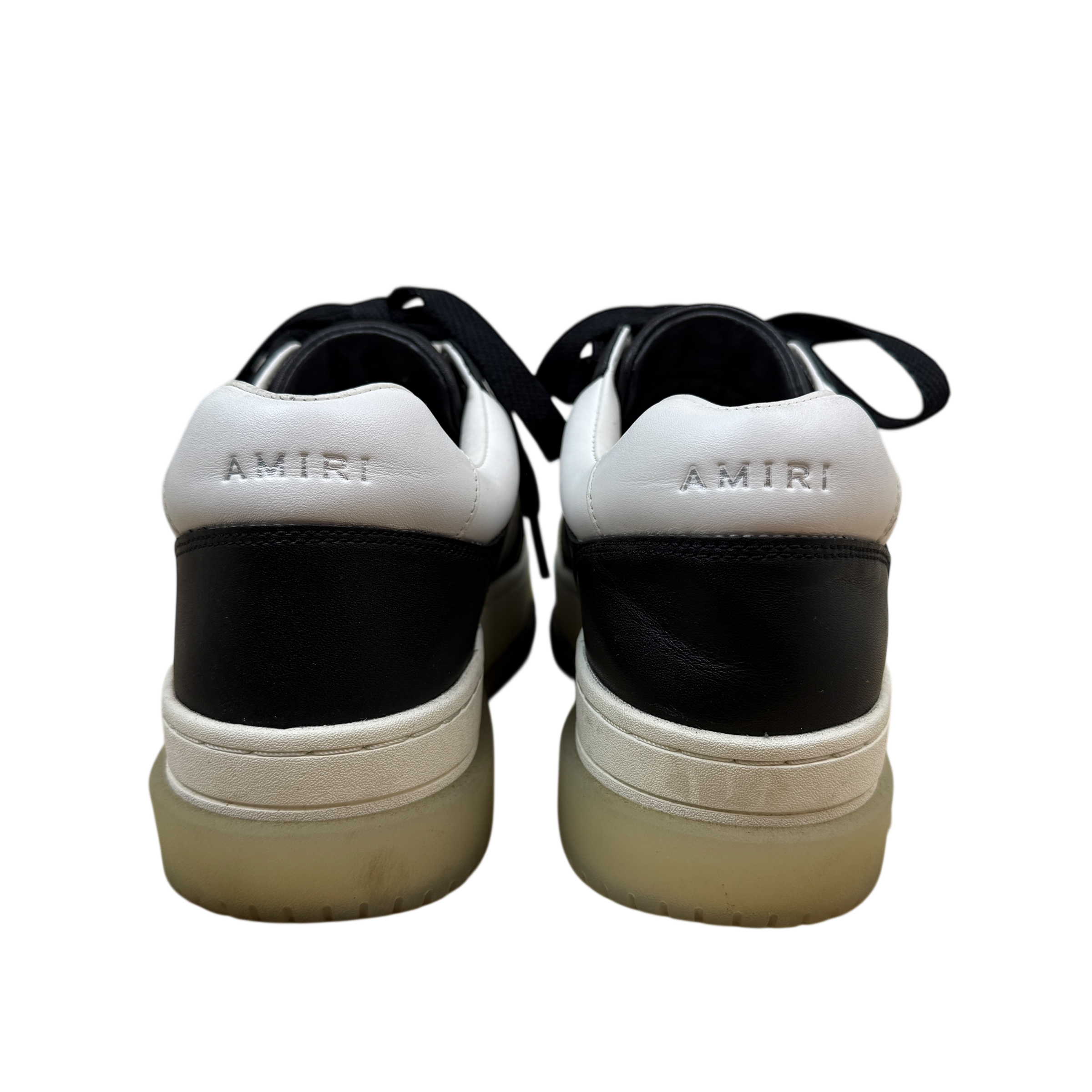Amiri Stadium Low Leather Sneakers Black (US10/EU43)