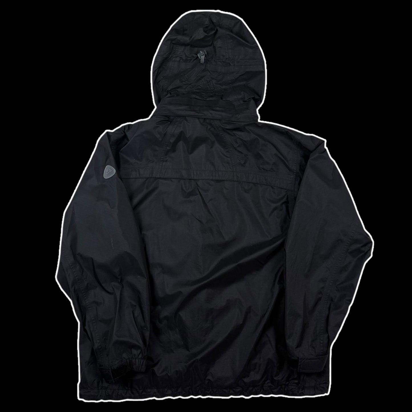 Nike ACG 00s Ripstop Nylon Shell Jacket Black (Fits M-L)