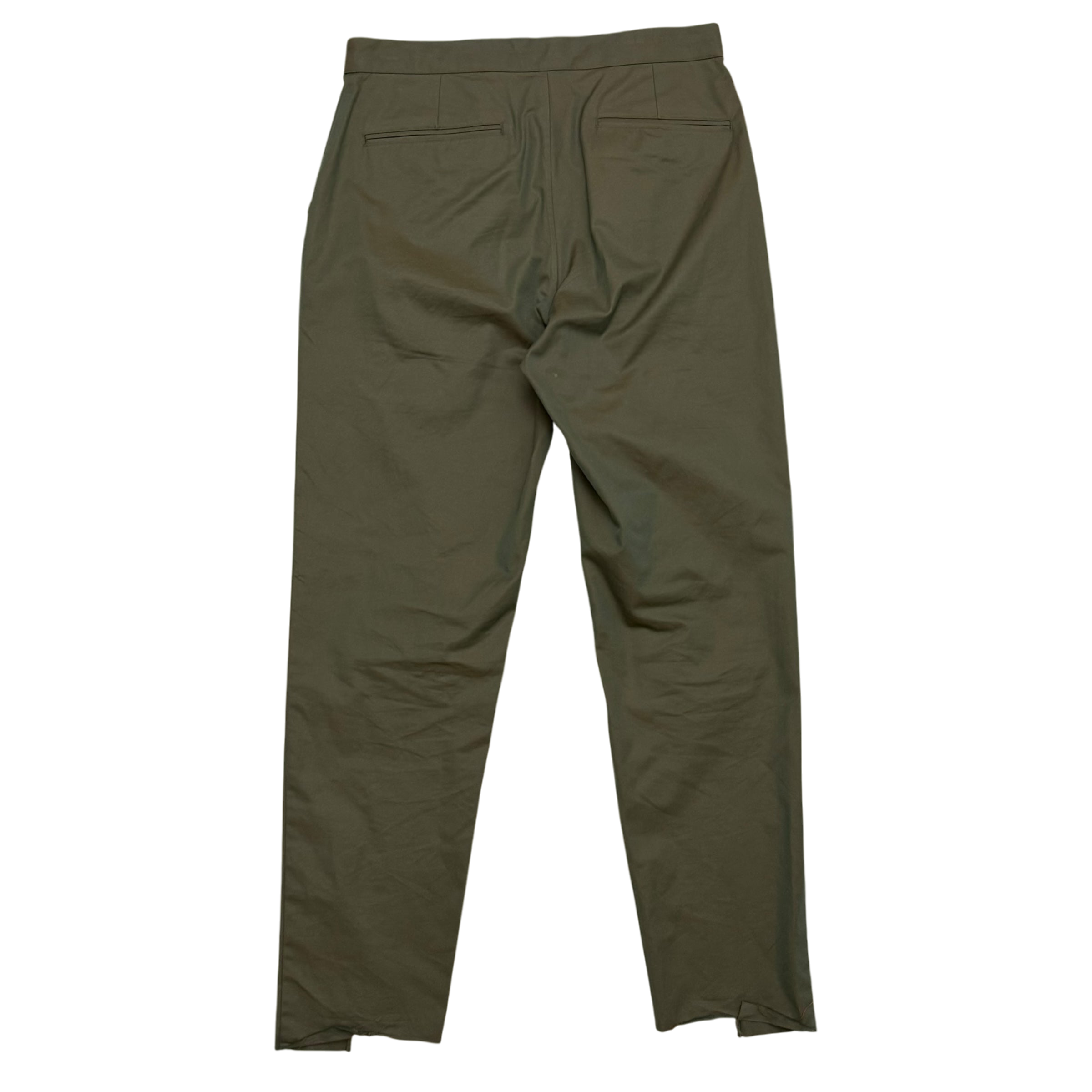 Blurhms SS18 Heavy Twill Central Slit Pants Iridescent Green (Size L)