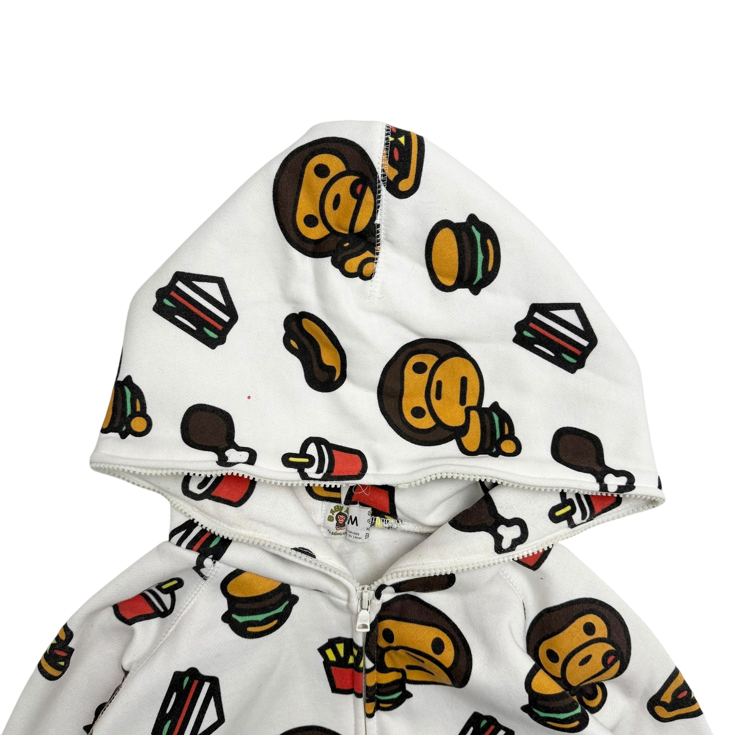 Baby Milo 2006 Junk Food Hoodie White (Fits S-M)