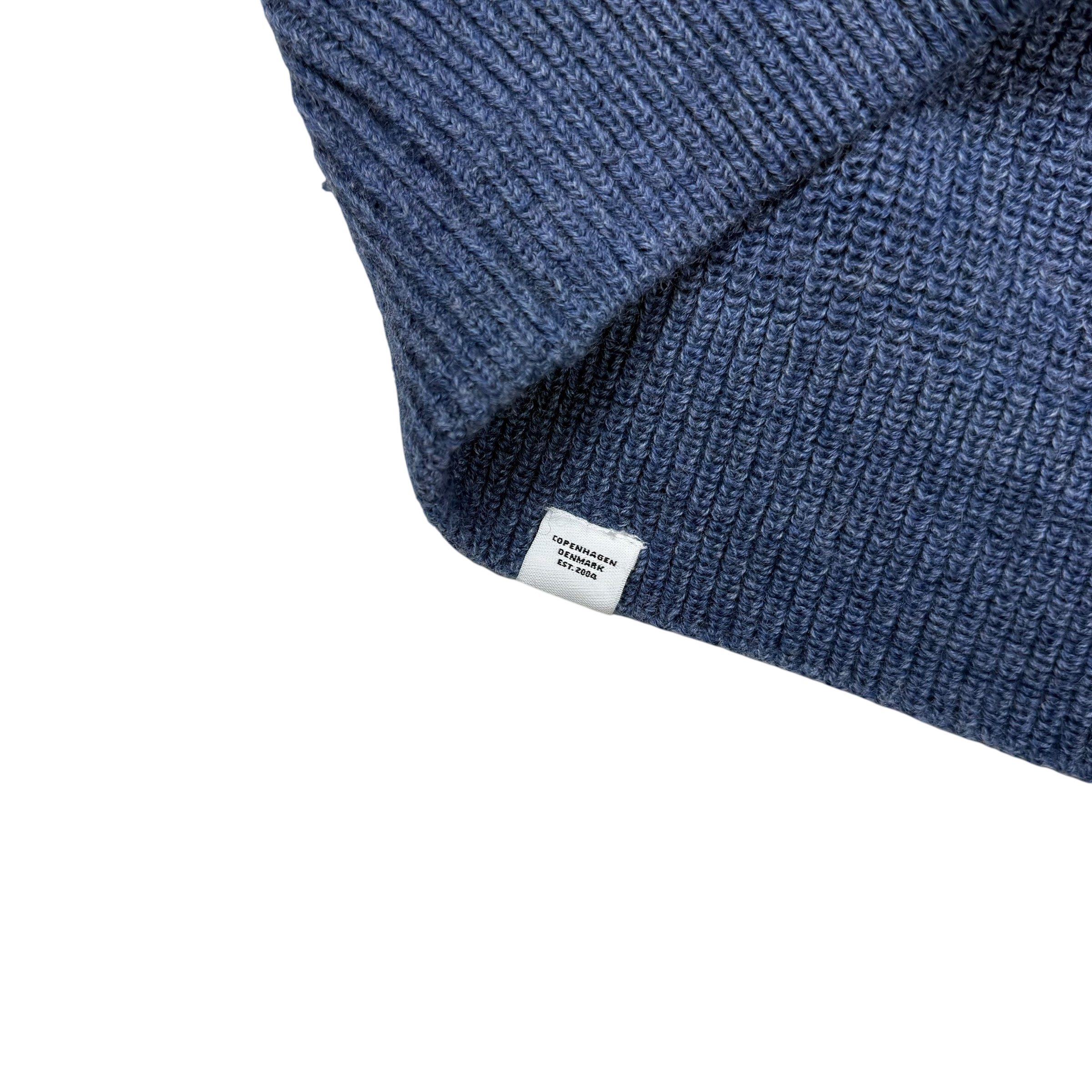 Norse Projects Roald Cotton Wool Sweatshirt Calcite Blue (Size XL)