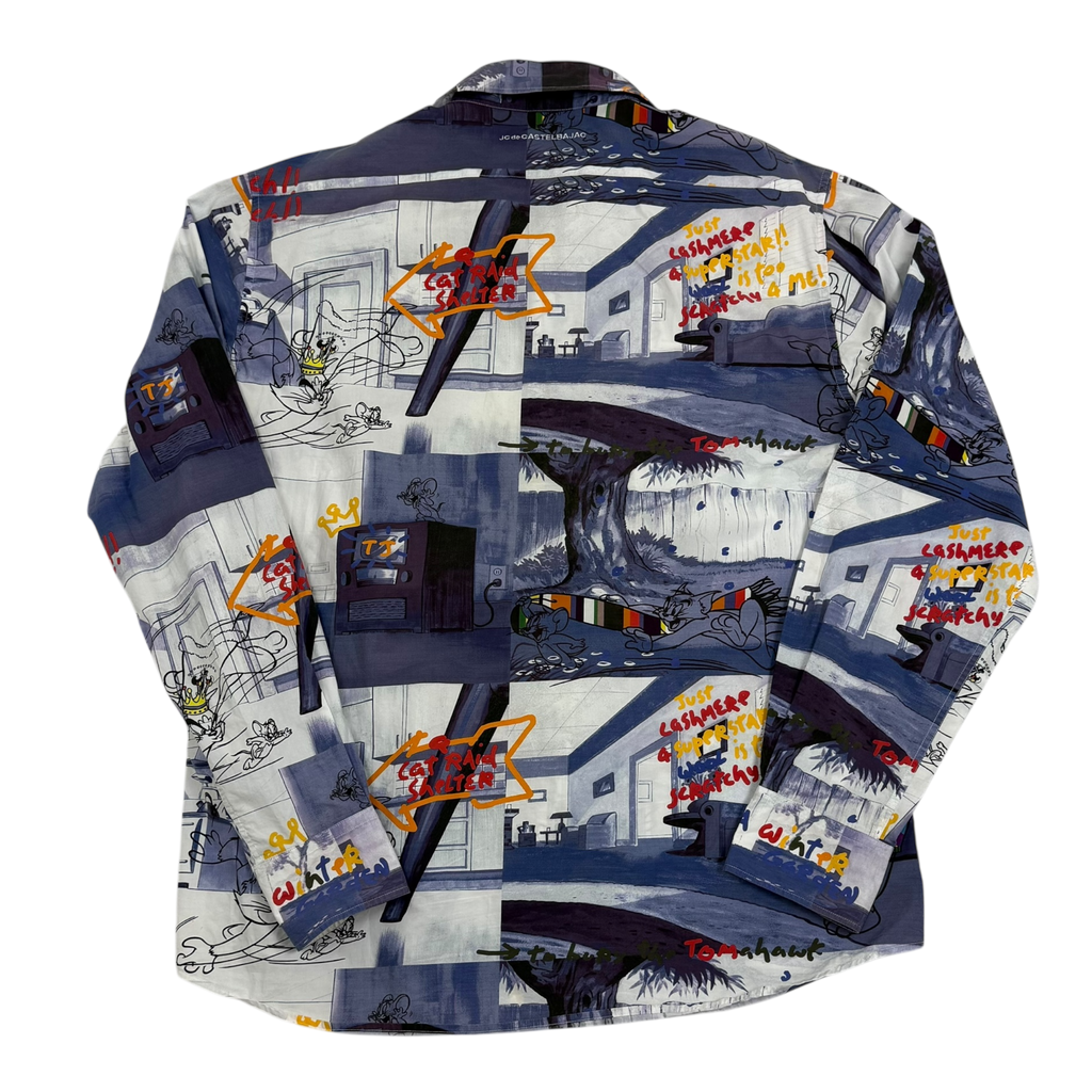 JC de Castelbajac 90s Cartoon Print Shirt (Size XL)