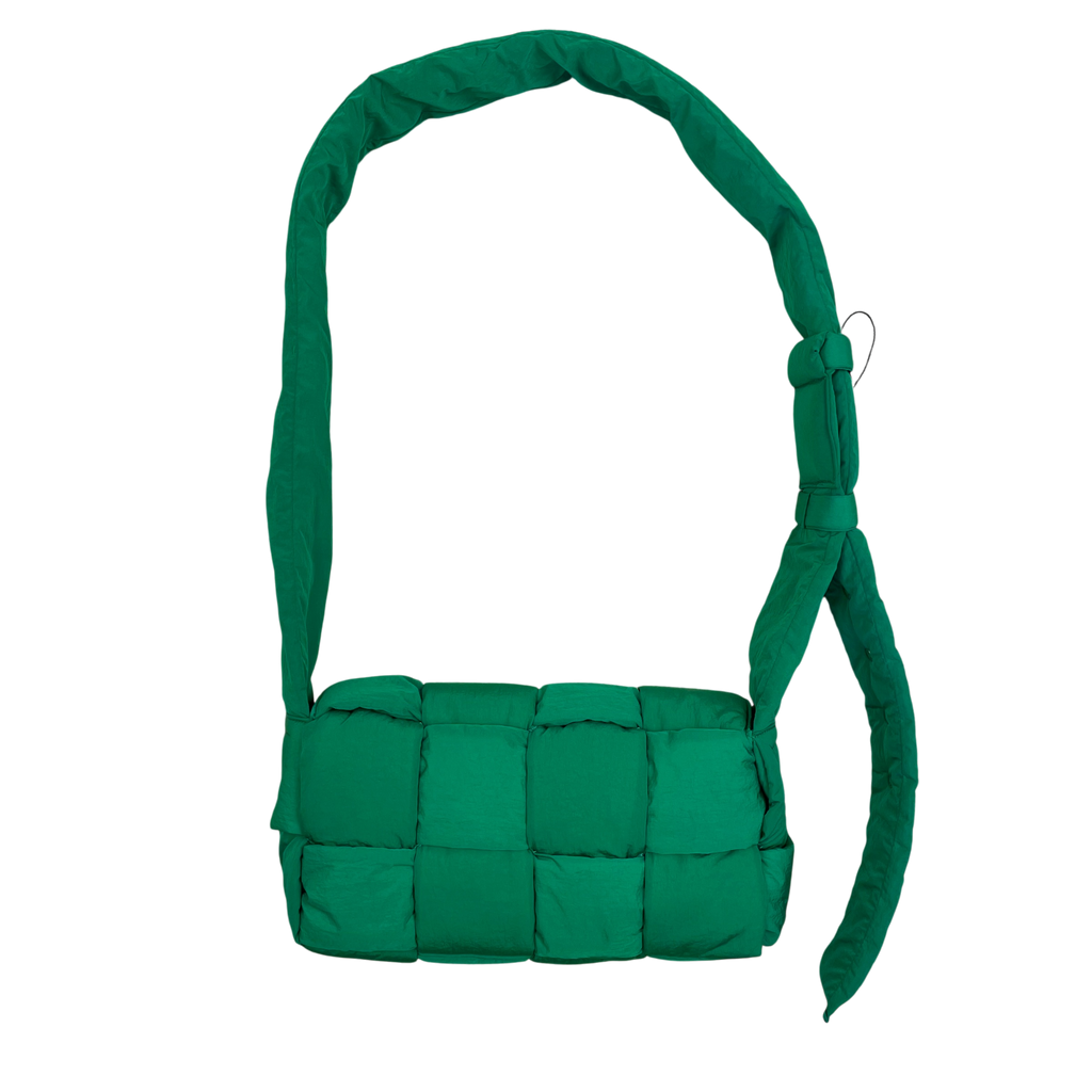 Bottega Veneta Cassette Padded Crossbody Bag Green