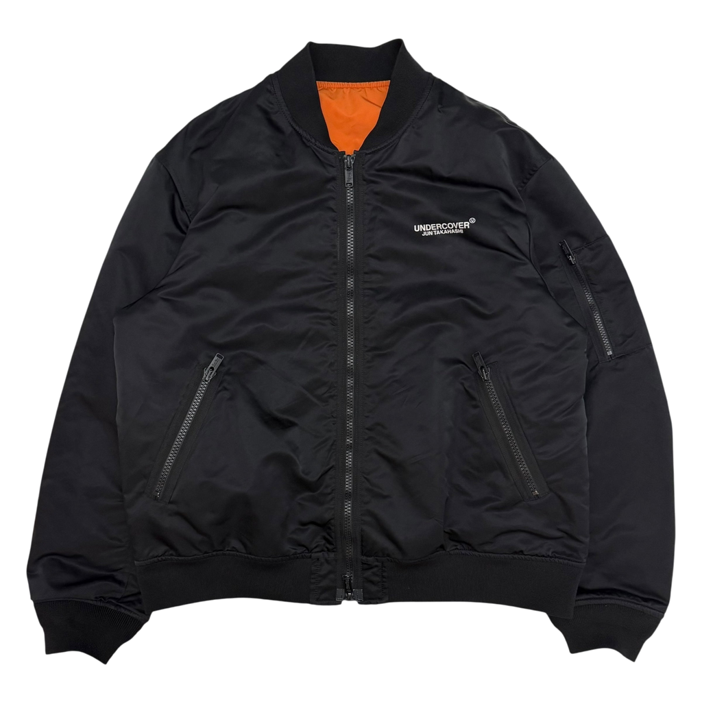 Undercover AW20 Fallen Man Bomber Jacket Black (Fits L-XL)