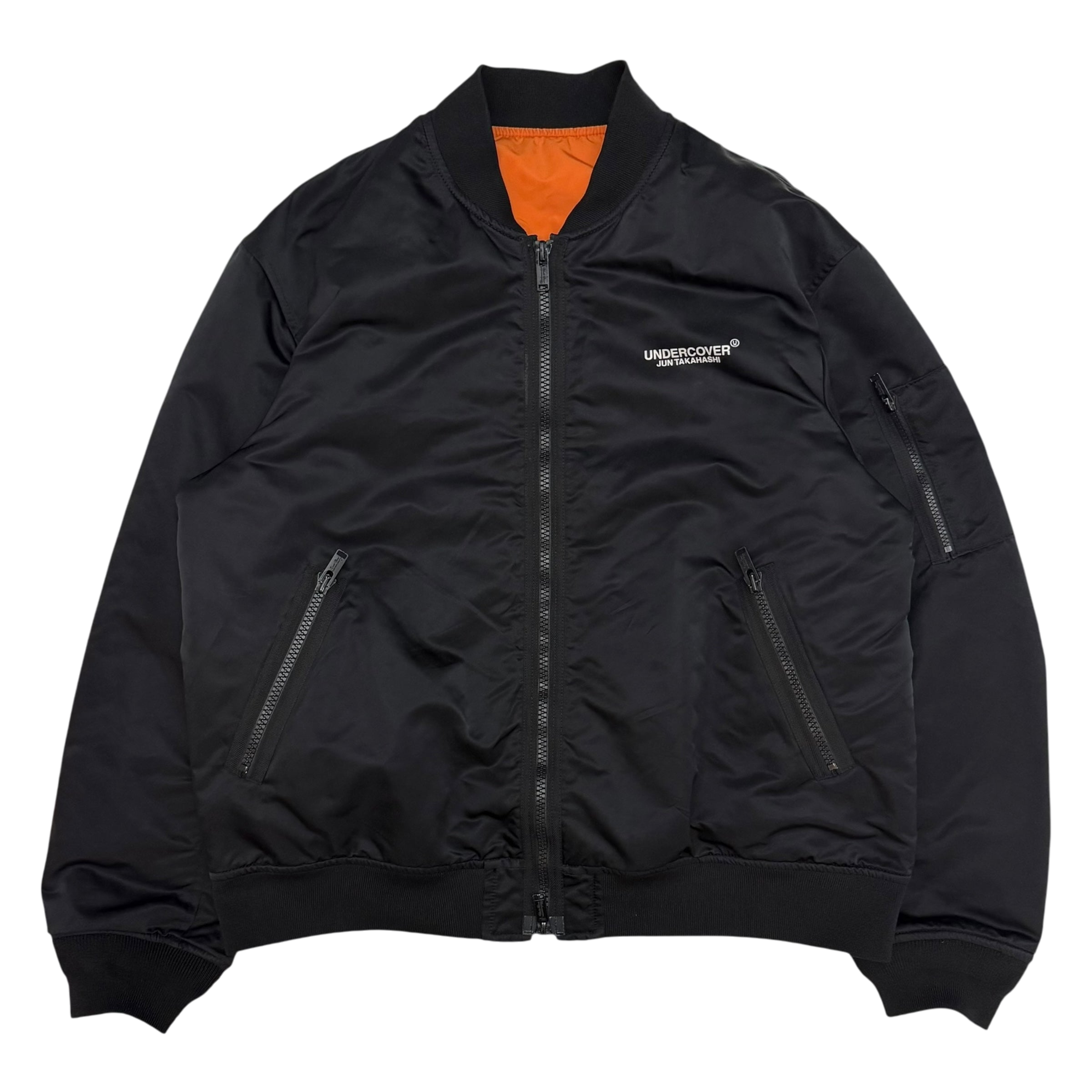 Undercover AW20 Fallen Man Bomber Jacket Black (Fits L-XL)