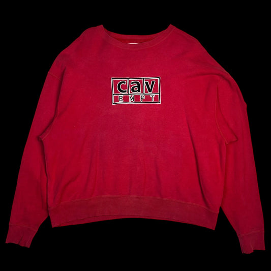 Cav Empt Box Logo Crewneck Sweatshirt (Fits L/XL)