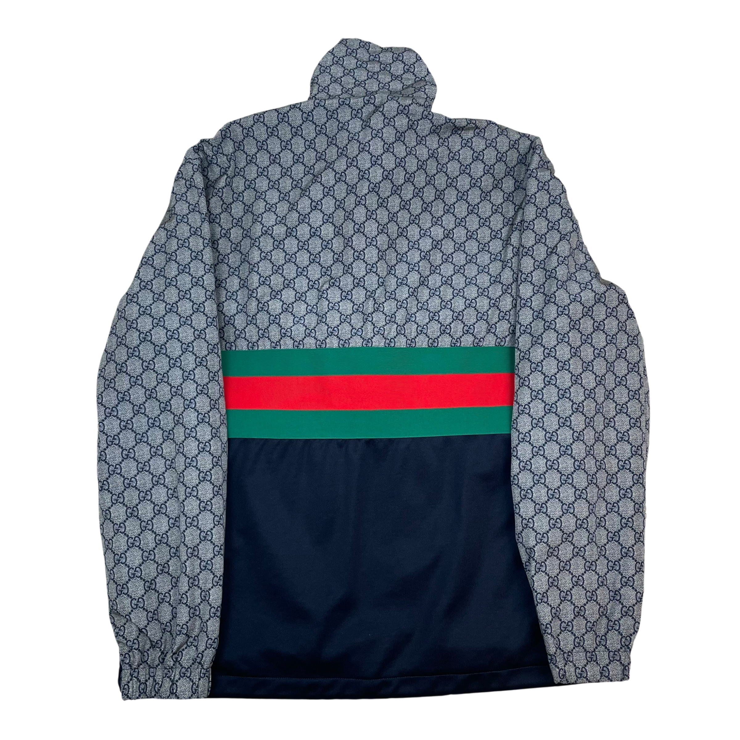 Gucci GG Monogram Nylon Wind Breaker Beige/Black (Size M)