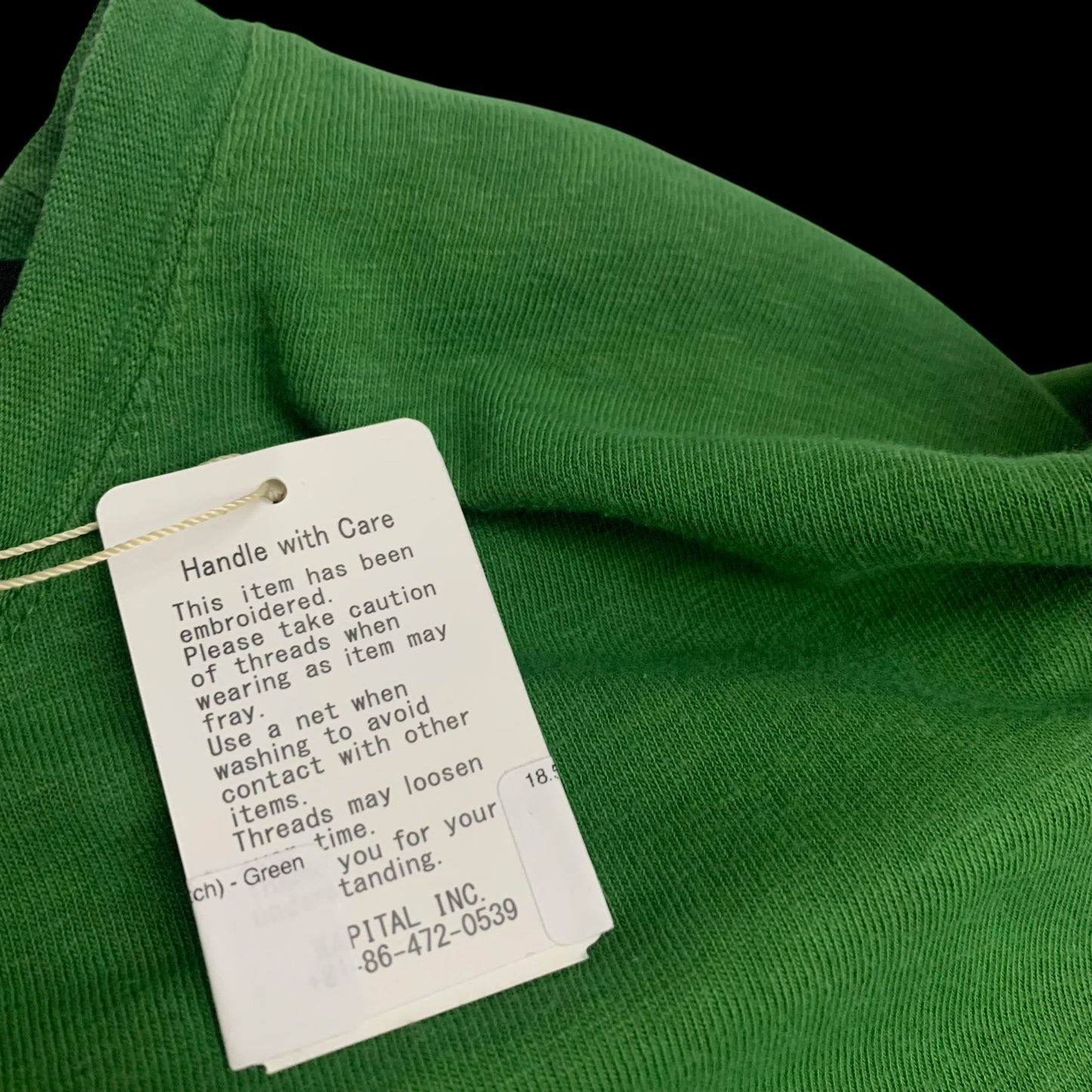 Kapital Tianzhu Hippie Long-Sleeve Top Green