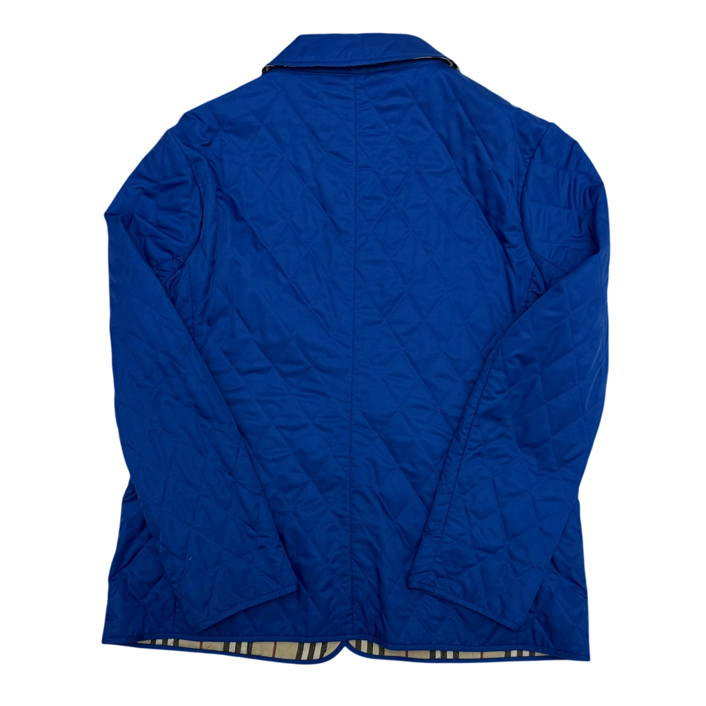 Burberry London Diamond Quilted Jacket Royal Blue (fits L)