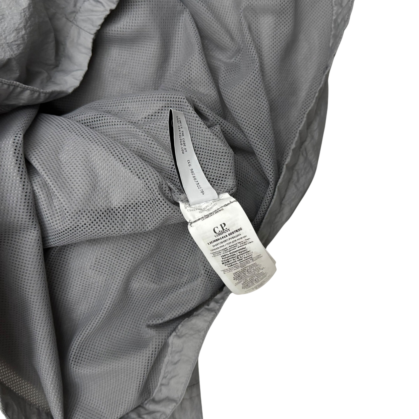 C.P. Company Taylon L Nylon Shell Overshirt Grey (Fits L-XL)