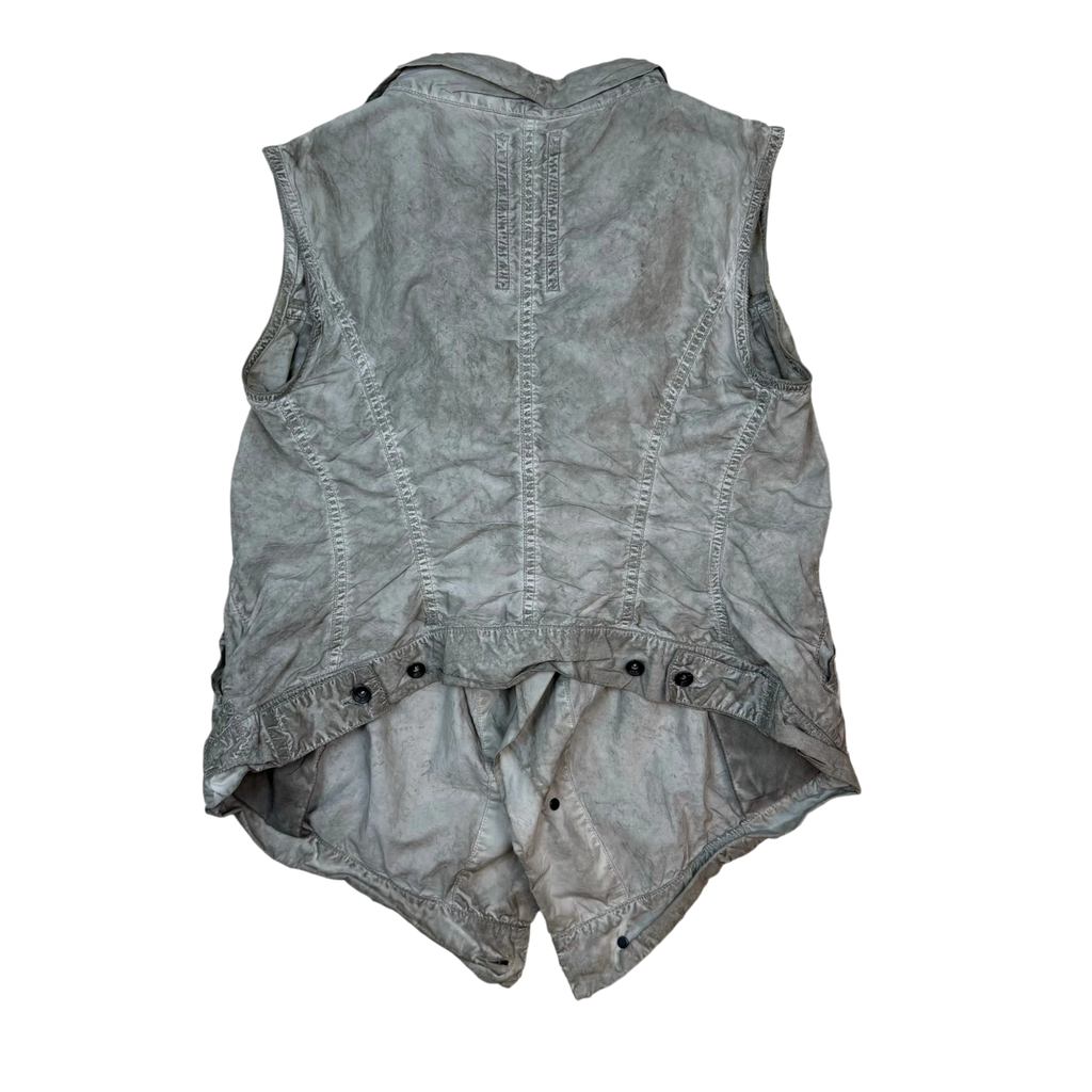 Rick Owens DRKSHDW SS13 Garment Dyed Vest Grey (Size S)