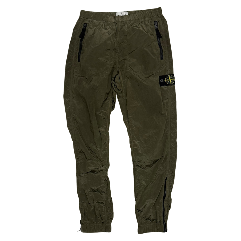 Stone Island Nylon Metal Cargo Pants Khaki Green (Size S)
