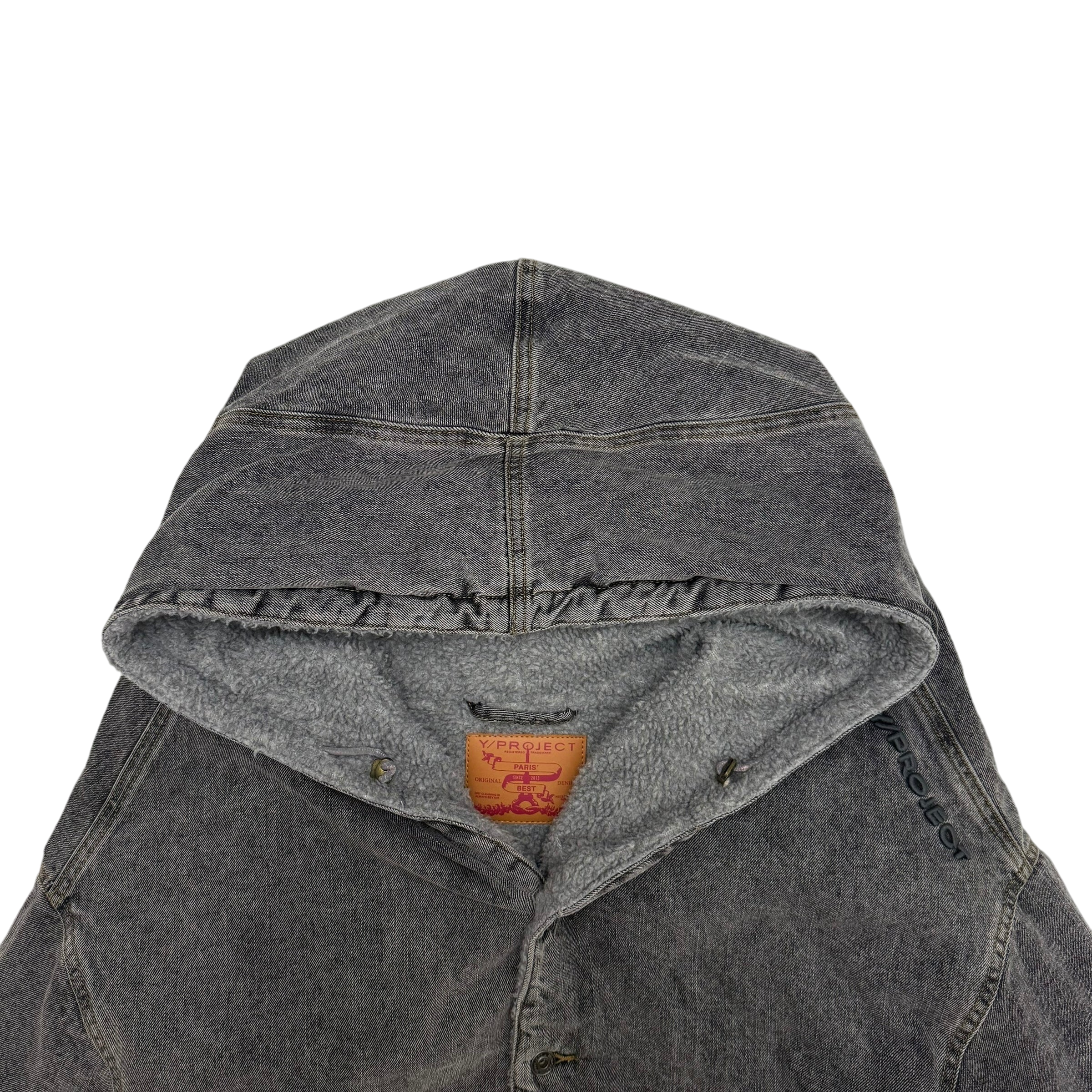 Y/Project Monster Denim Jacket Grey (Fits L-XL)