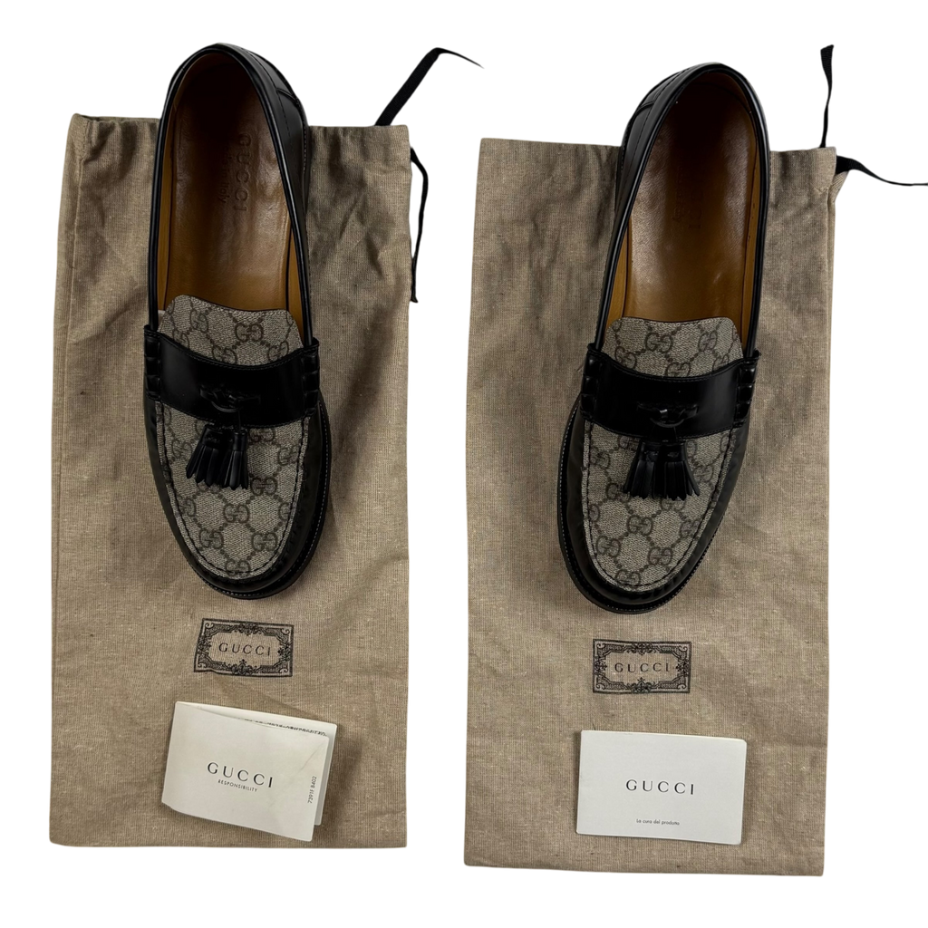 Gucci GG Tassel Loafers Black (fits US12)