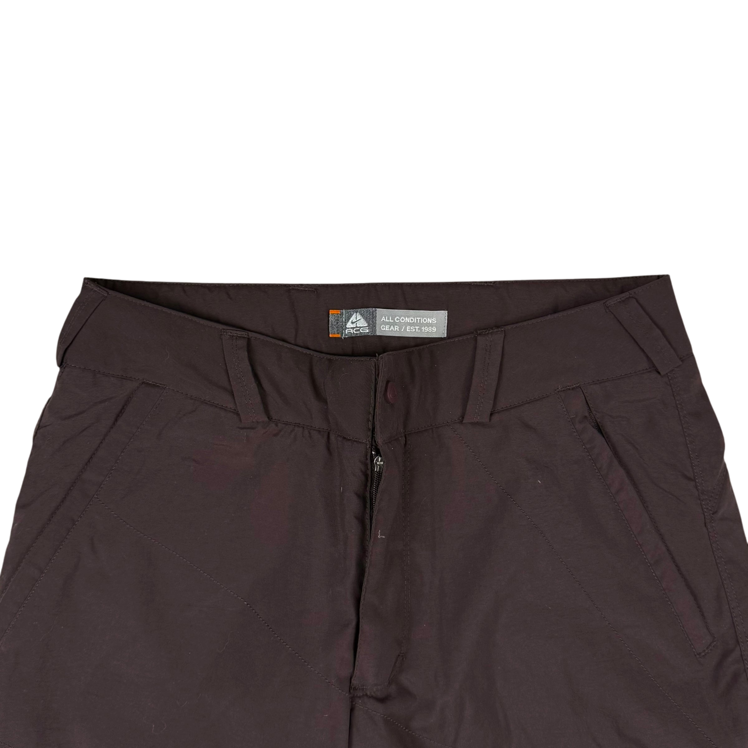 Nike ACG 00s Womens Insulated Cargo Pants Brown (Size 6)