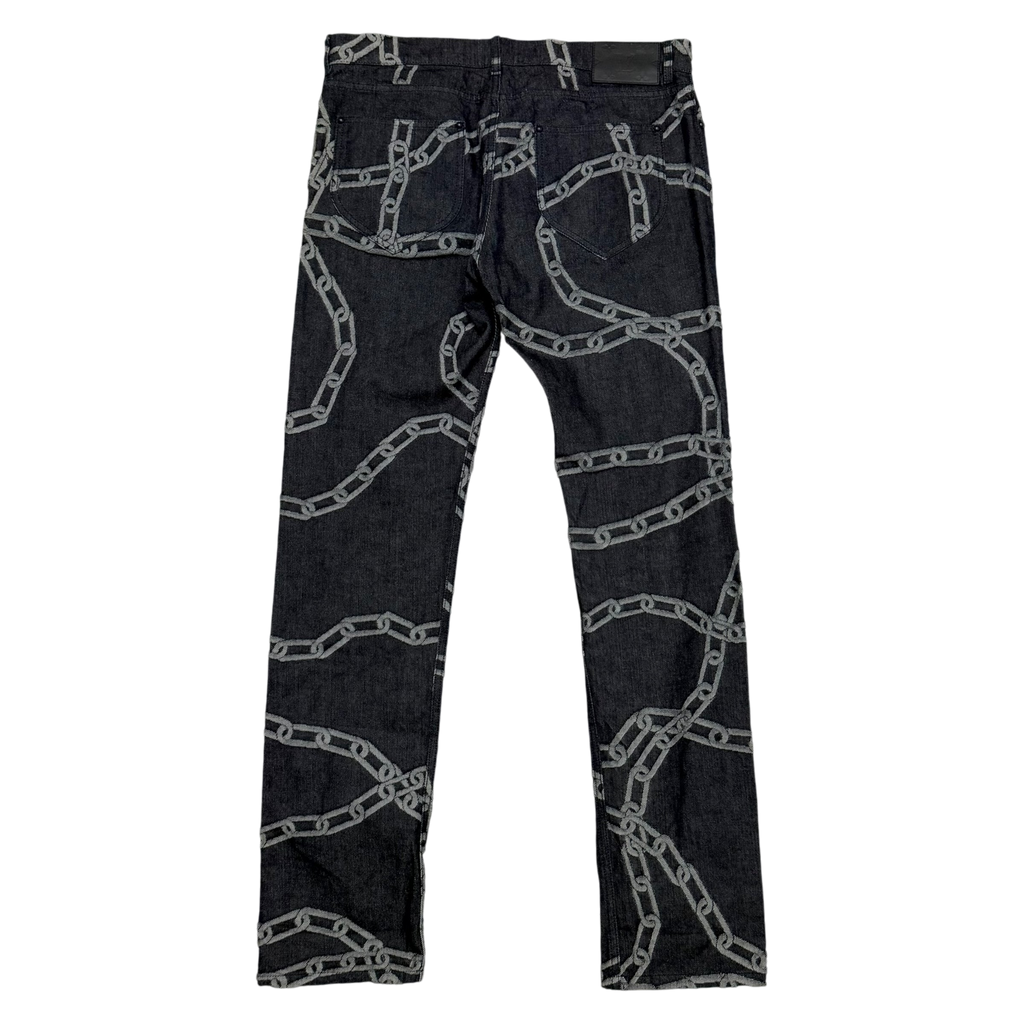 Louis Vuitton SS20 by Virgil Abloh Chain Woven Jeans (Size 34”)