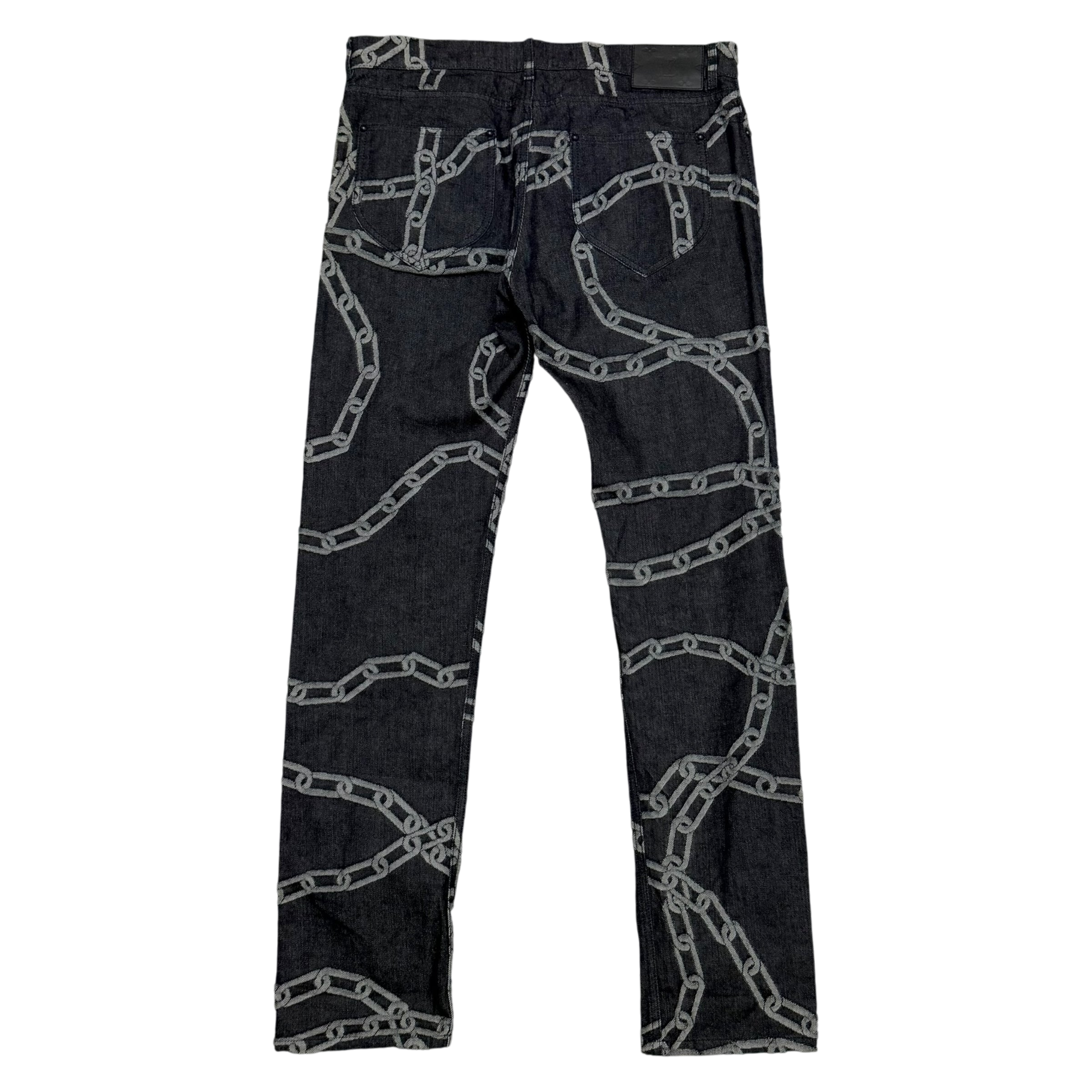 Louis Vuitton SS20 by Virgil Abloh Chain Woven Jeans (Size 34”)