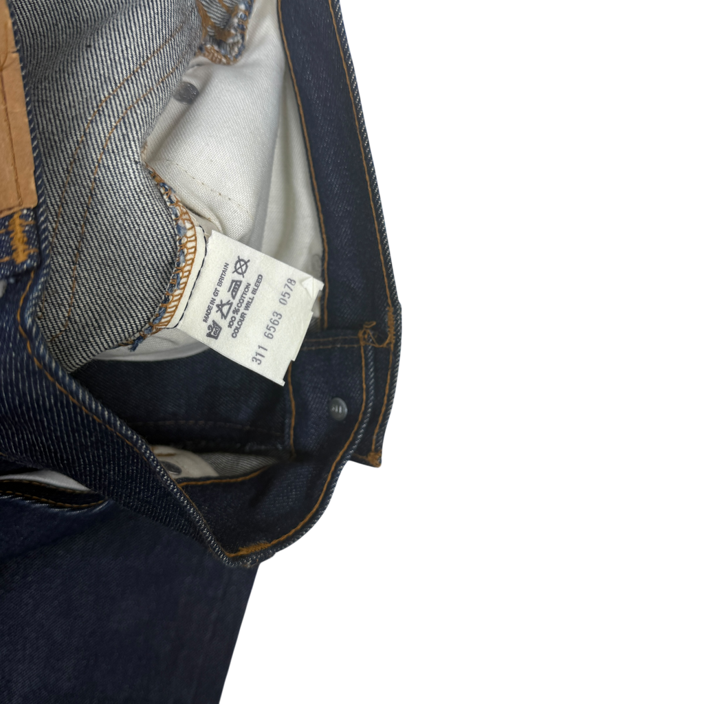 Levi’s 1970s Orange Tab Flared Jeans Indigo (Made in N.Z.) (Size 28”)