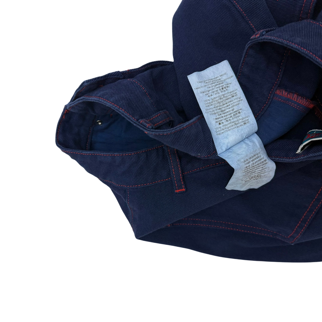 Kenzo Paris Memento Collection Twisted Dart Indigo Jeans (Size 31”)