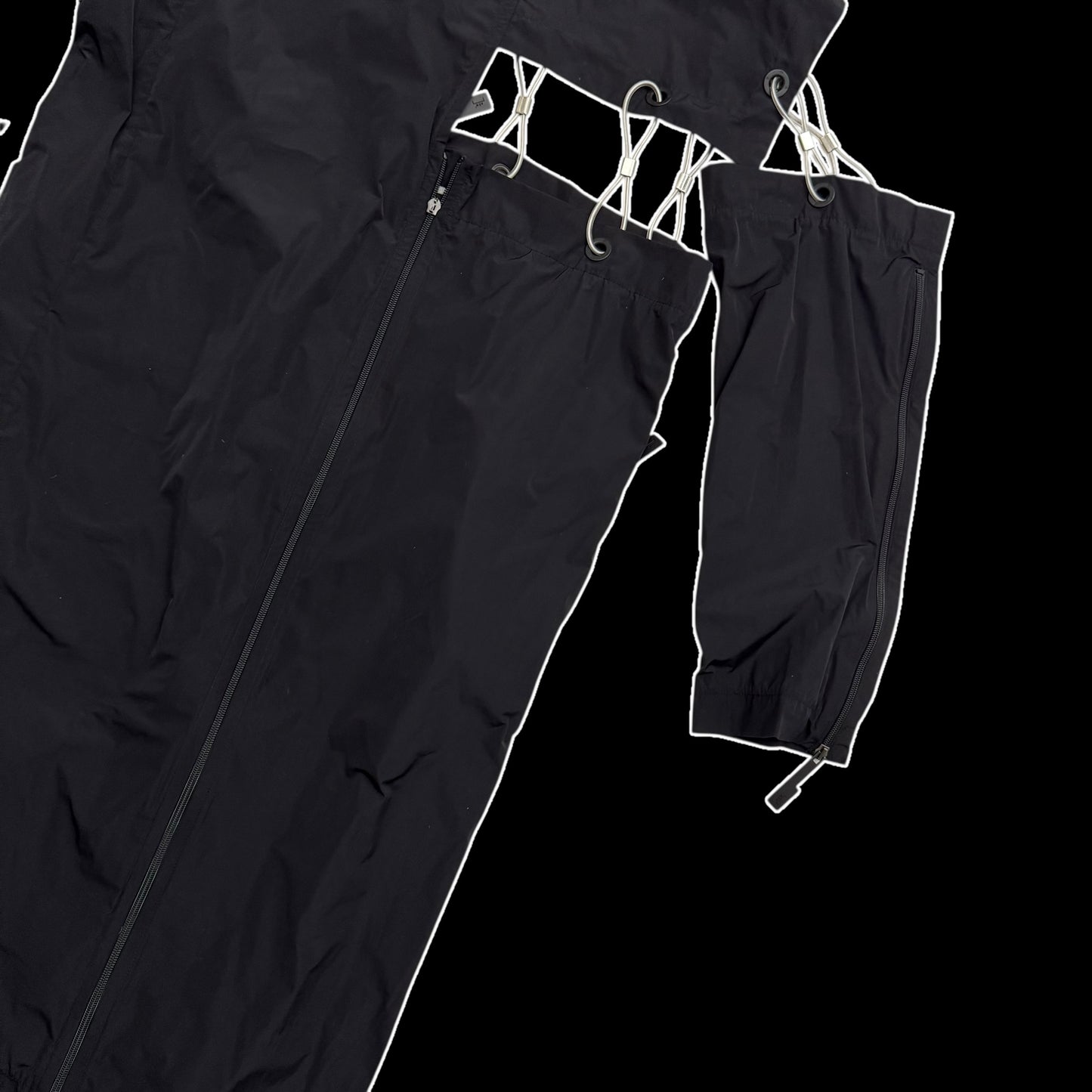 A-COLD-WALL* (ACW) Asymmetrical Nylon Chain Turncoat (Fits S-XL)