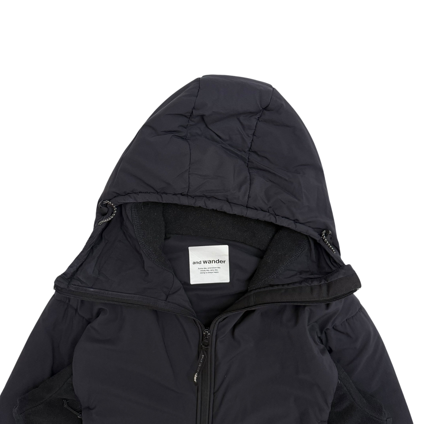 And Wander Top Fleece Jacket Black (Fits M-L)