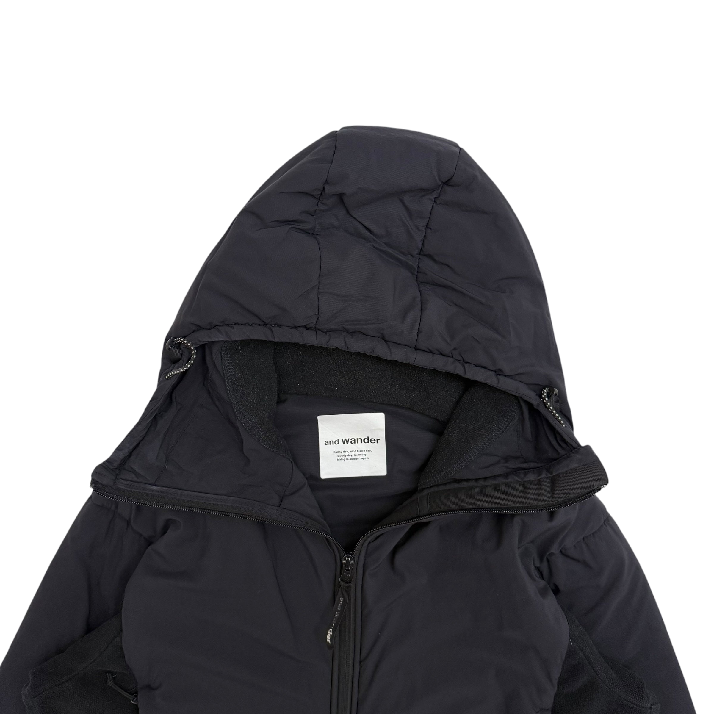 And Wander Top Fleece Jacket Black (Fits M-L)