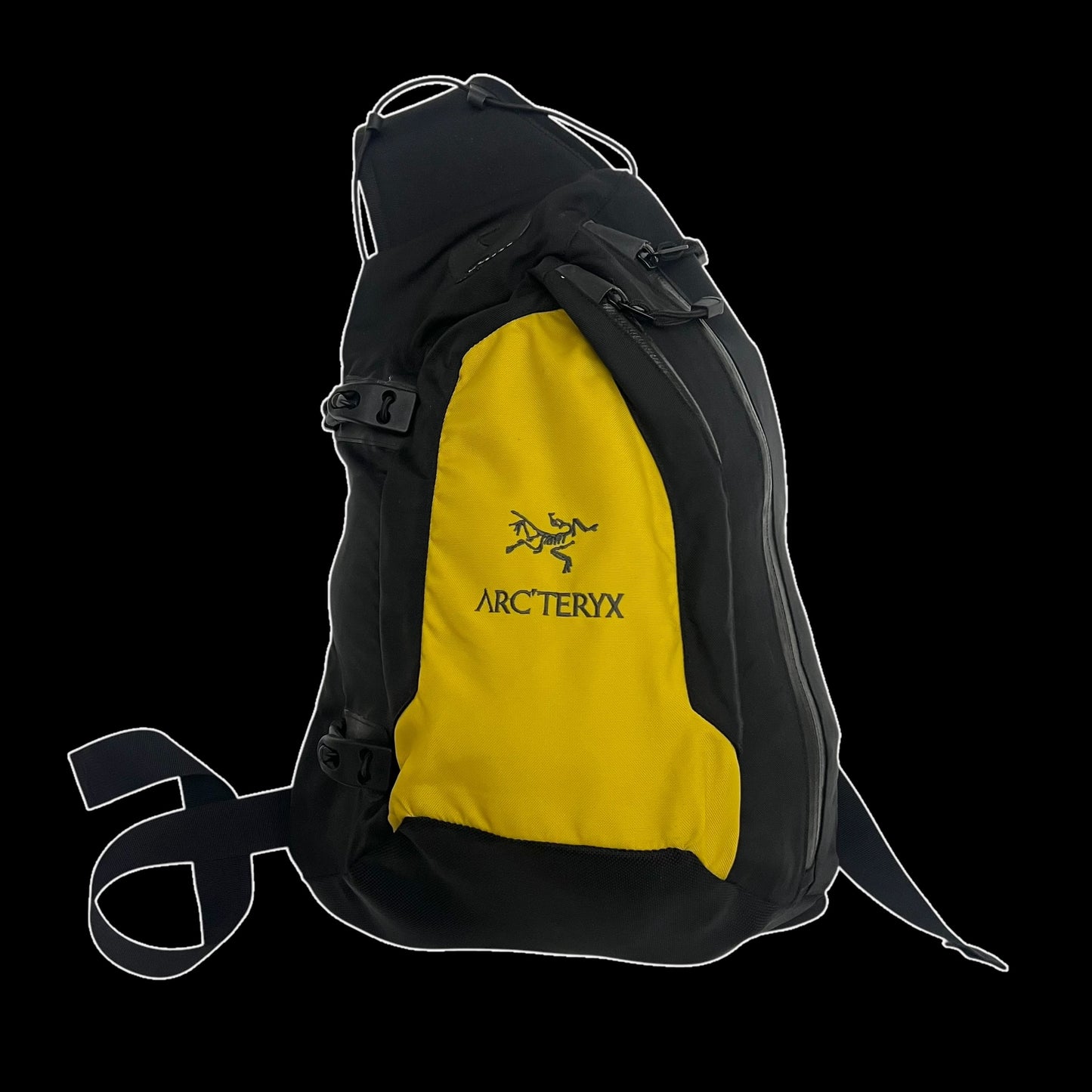 Arc'teryx Vintage Quiver Crossbody Bag Black/Yellow