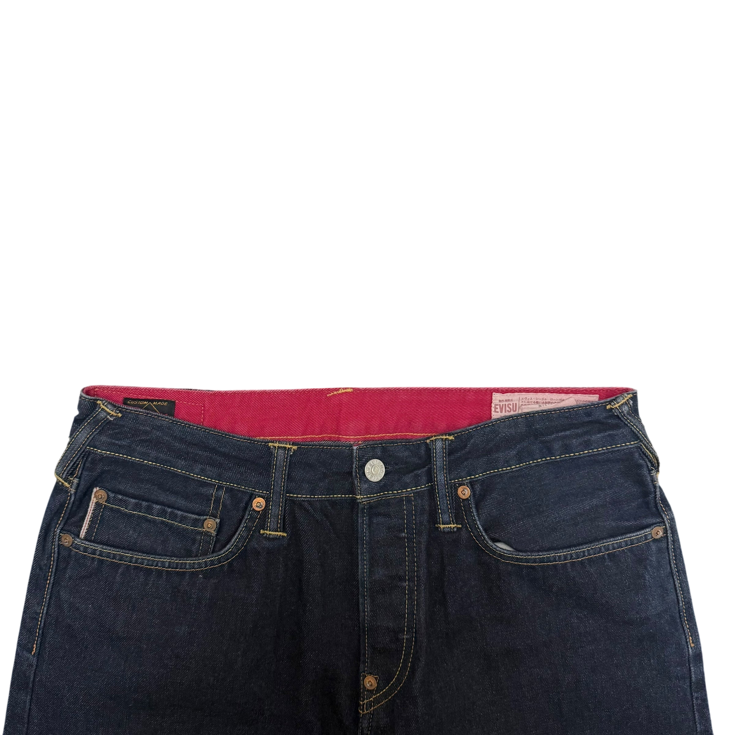 Evisu Camo Seagull Applique Jeans (Size 32”)