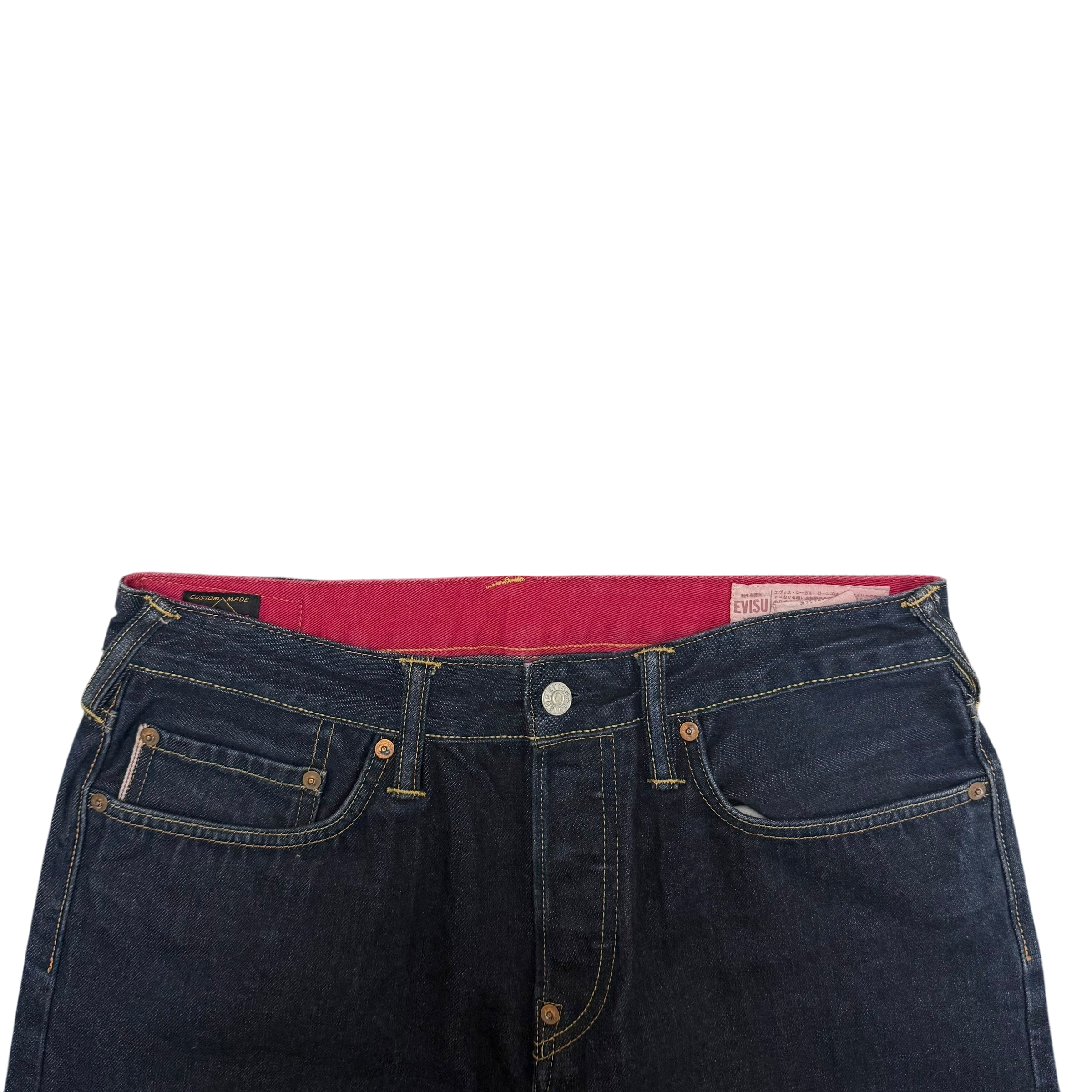 Evisu Camo Seagull Applique Jeans (Size 32”)