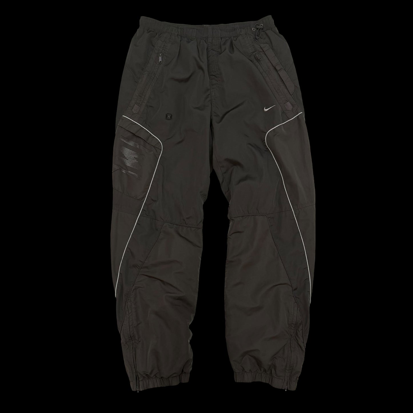 Nike Shox 00s Piping Detailed Track Pants Grey (Size L)
