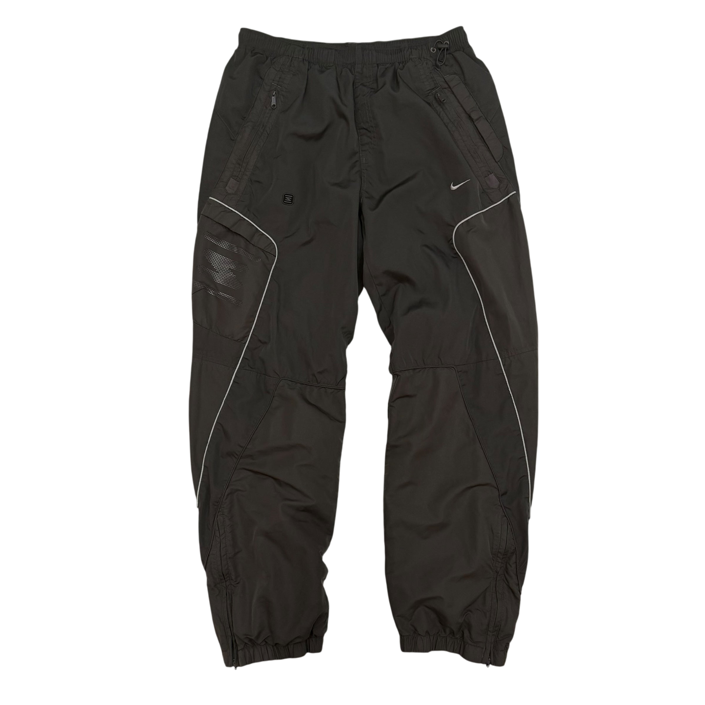 Nike Shox 00s Piping Detailed Track Pants Grey (Size L)