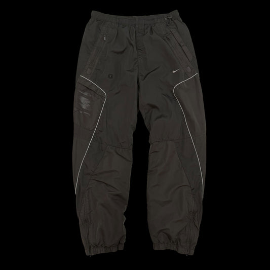 Nike Shox 00s Piping Detailed Track Pants Grey (Size L)