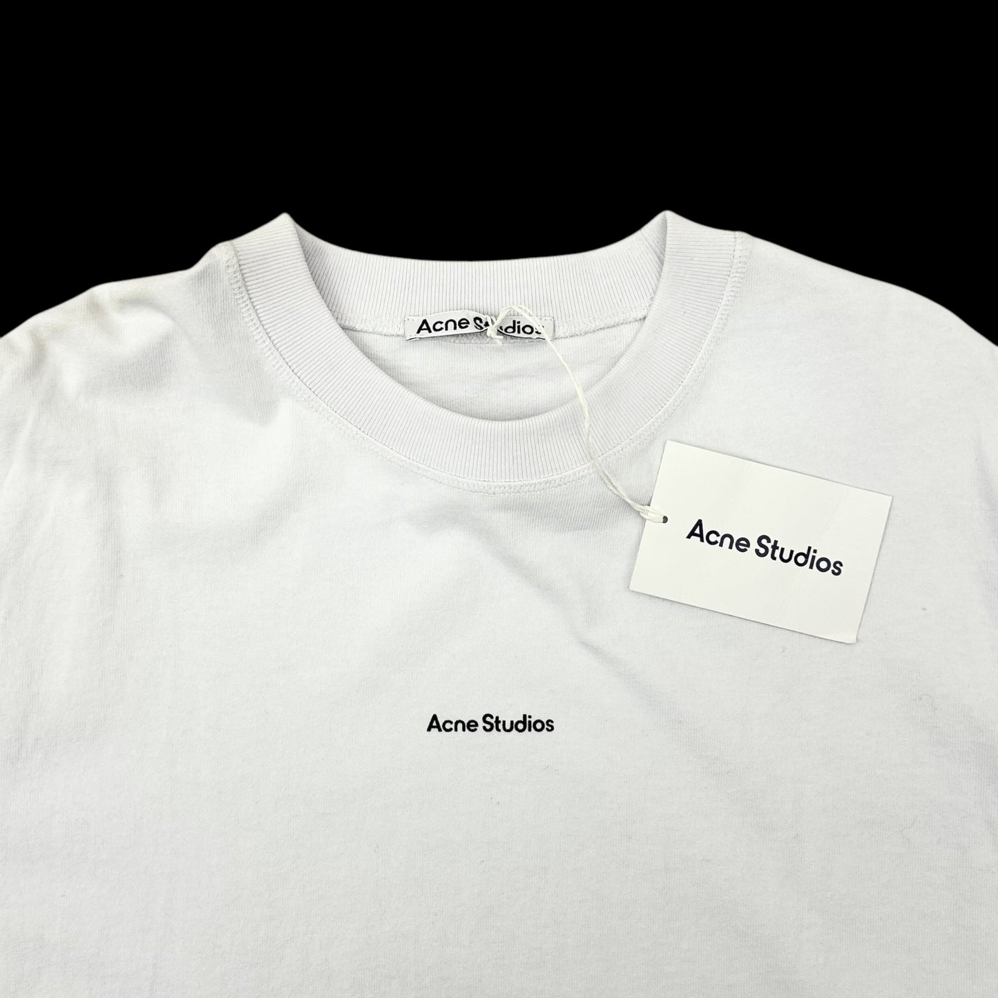 Acne Studios Logo T-Shirt ‘Optic White’ (Fits L)