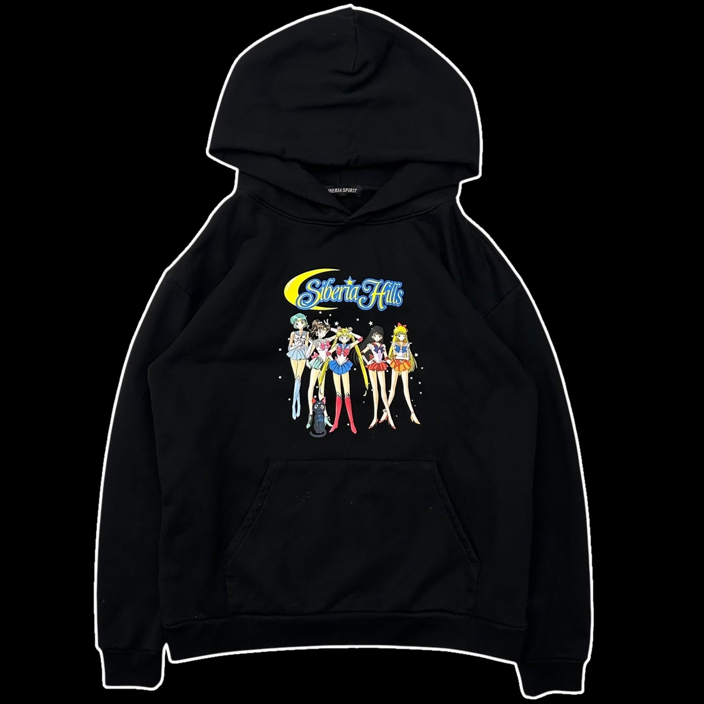 Siberia Hills Siberia Spirit ‘Sailor Moon’ Hoodie Black (Fits M-L)