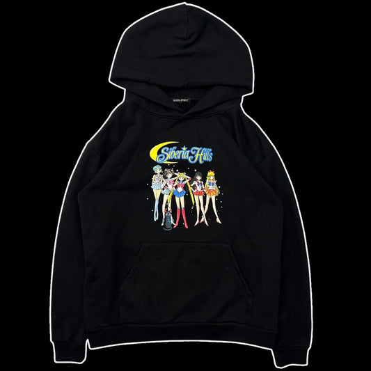 Siberia Hills Siberia Spirit ‘Sailor Moon’ Hoodie Black (Fits M-L)