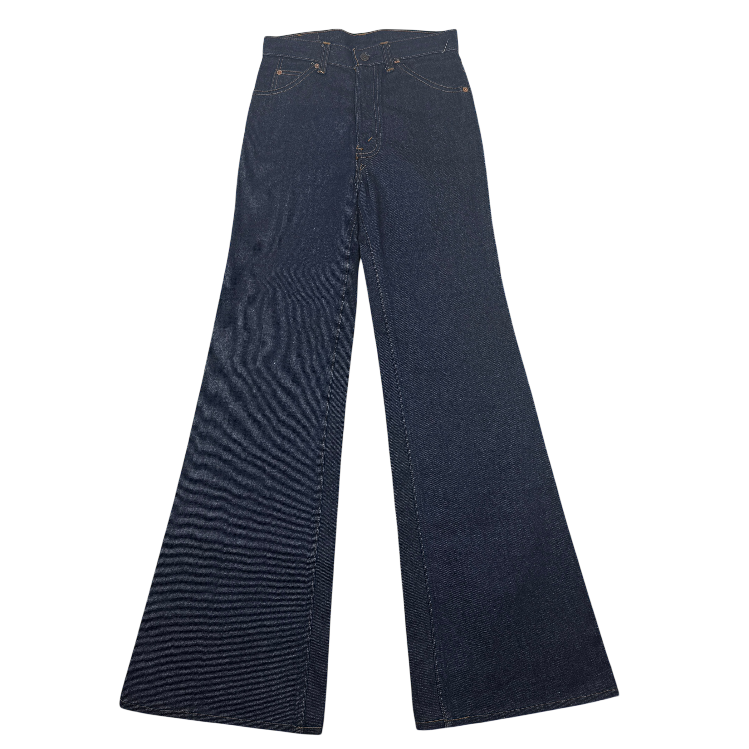 Levi’s 1970s Orange Tab Flared Jeans Indigo (Made in N.Z.) (Size 28”)
