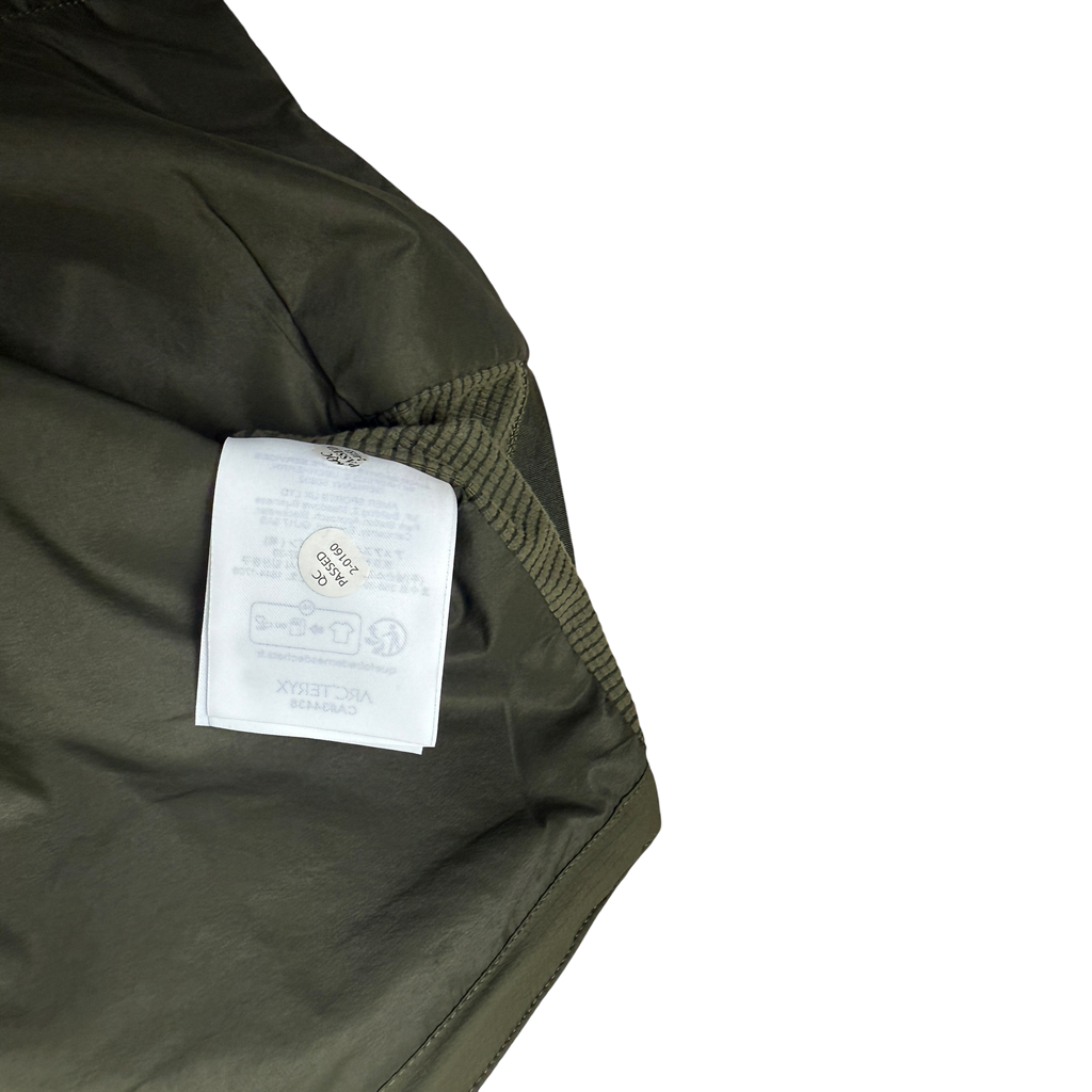 Arc’teryx Atom SL Down Hooded Jacket Khaki Green (Size L)