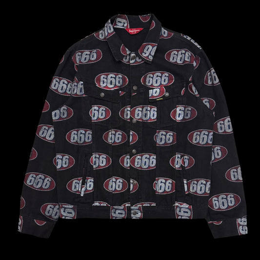 Supreme 666 Denim Trucker Jacket (size XL)