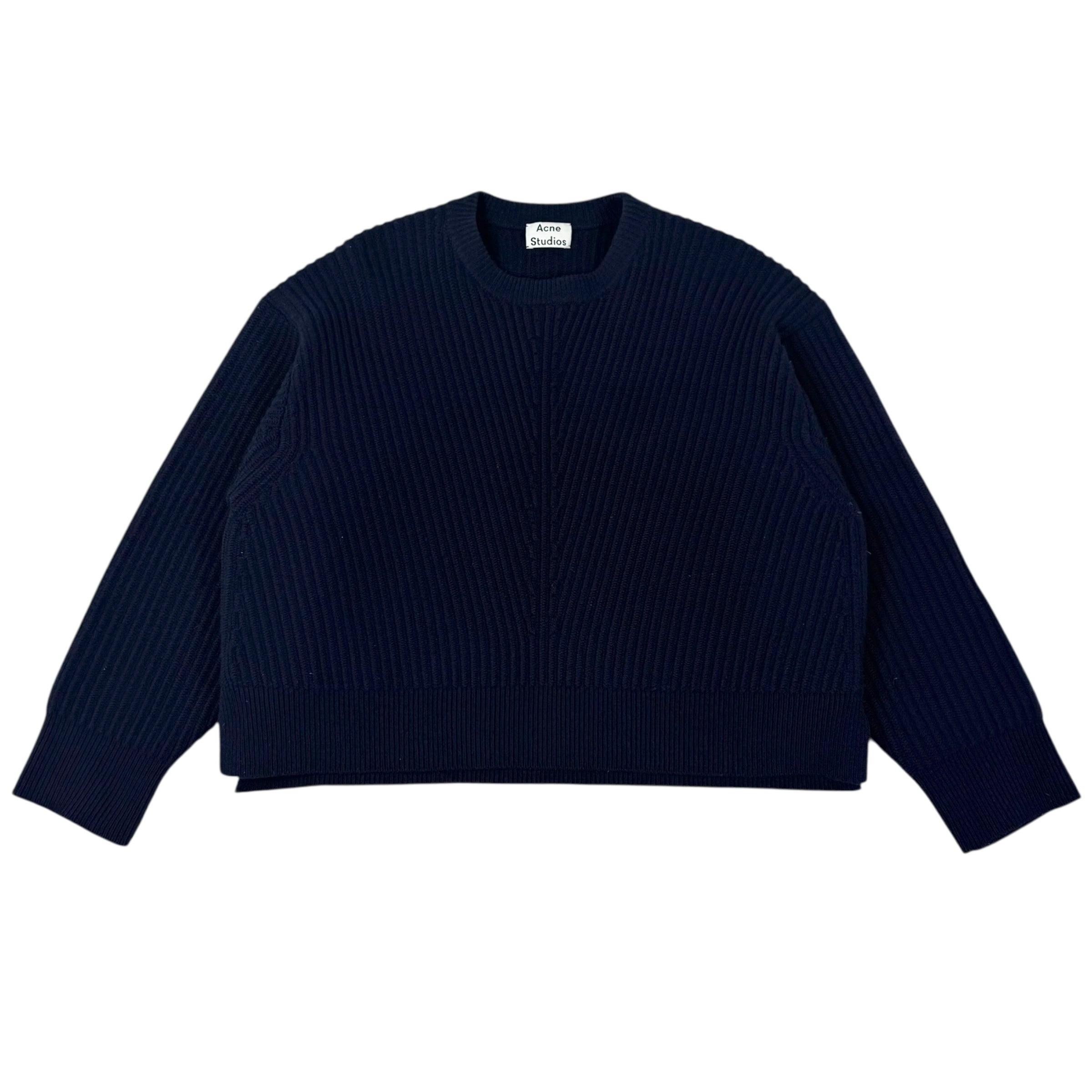 Acne Studios AW16 Jaya Wool Sweatshirt Navy (Size M)