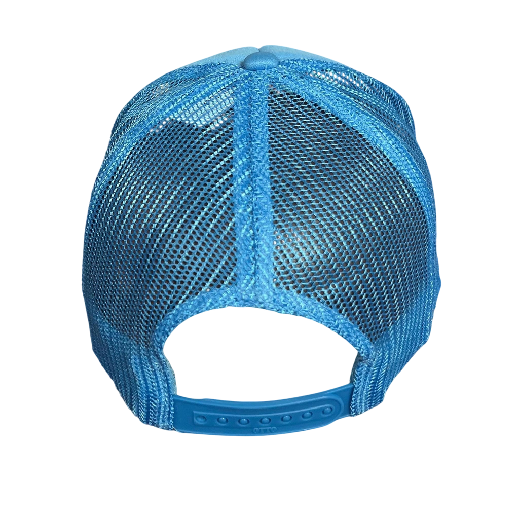 Kapital ‘Denim Repair Service’ Denim Reconstruction Trucker Cap Blue/Blue