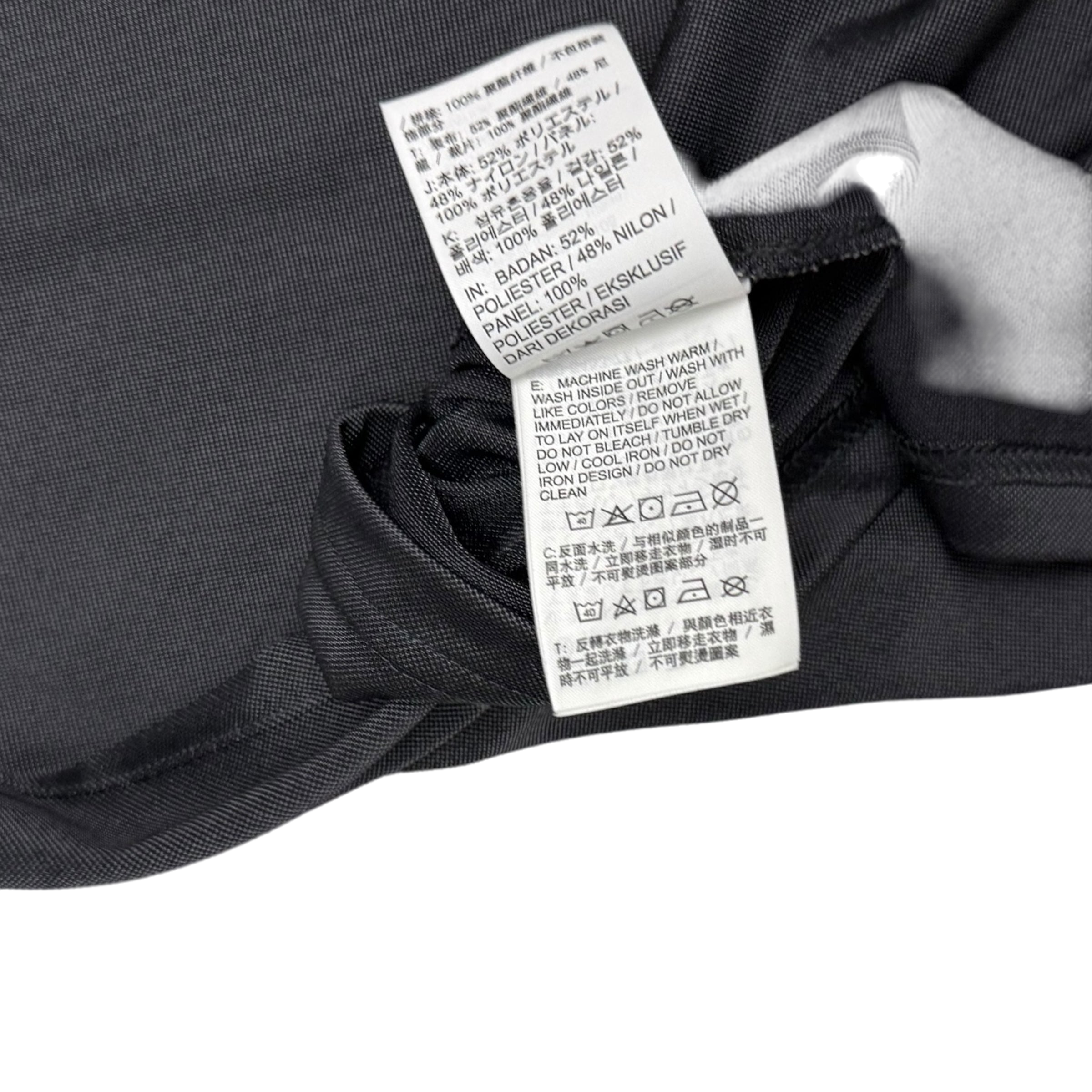 Nike TN Panelled T-Shirt Grey/Black/White (Size L)