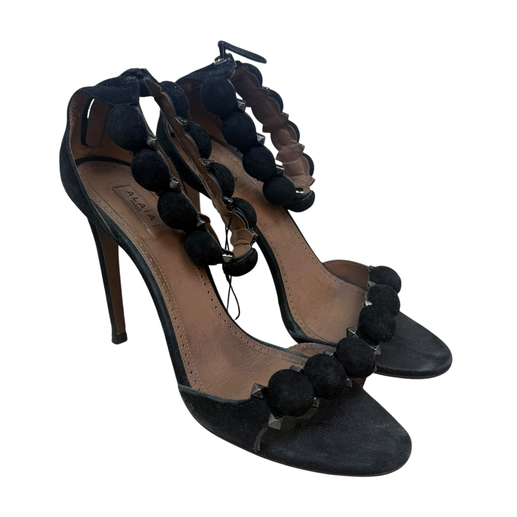 Alaïa La Bombe Suede Heels Black (Size EU39.5)