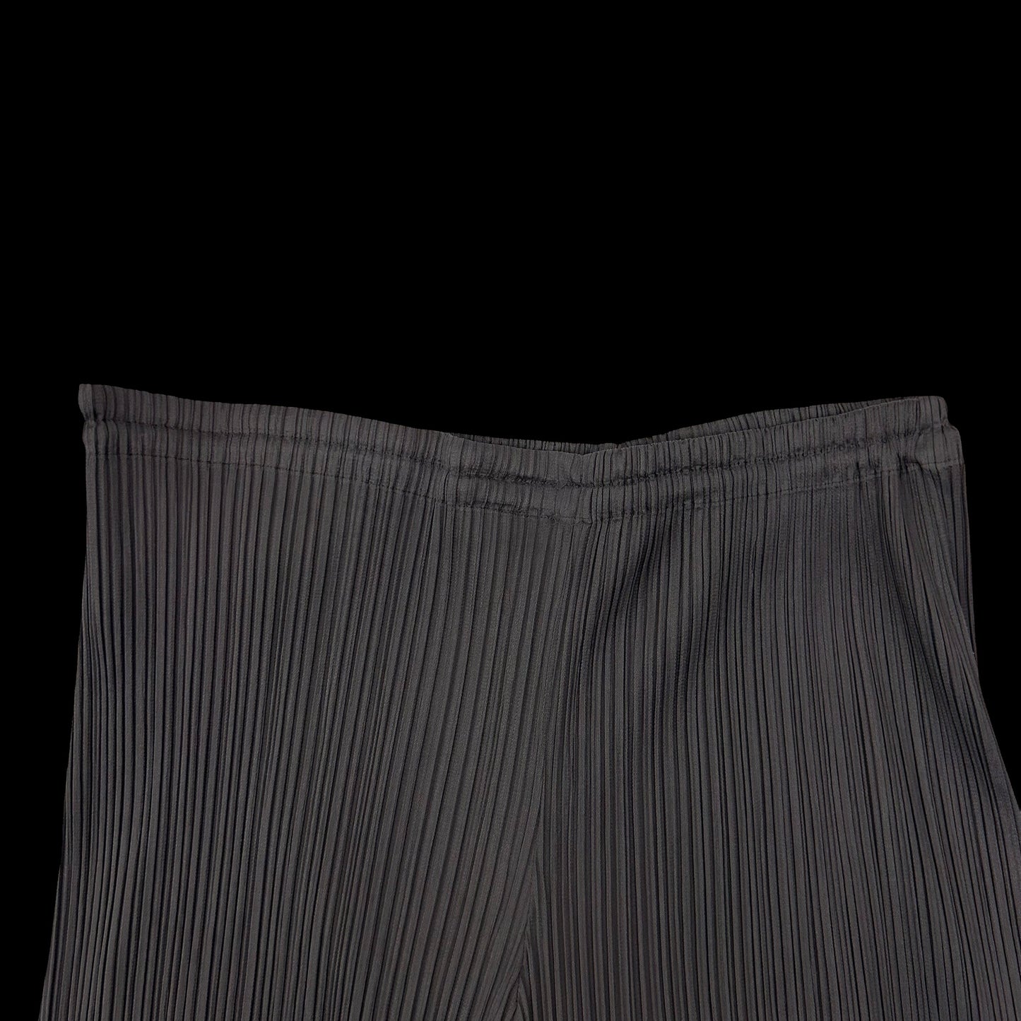 Vintage Issey Miyake Pleats Please Straight Leg Pants Charcoal (Fits 30”)