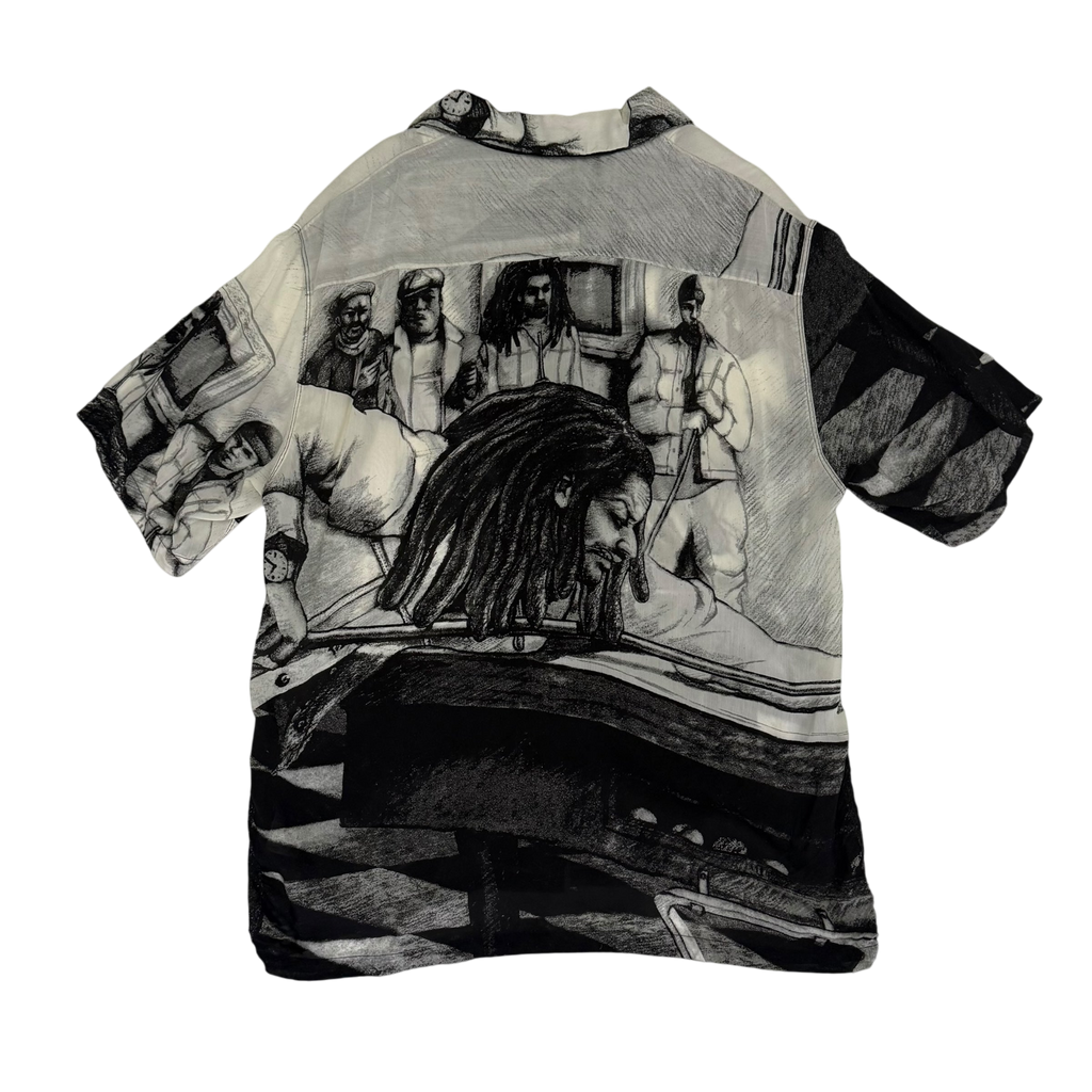 Kapital SS19 Bob Marley Camp-Collar Printed Rayon SS Shirt (Size 4)