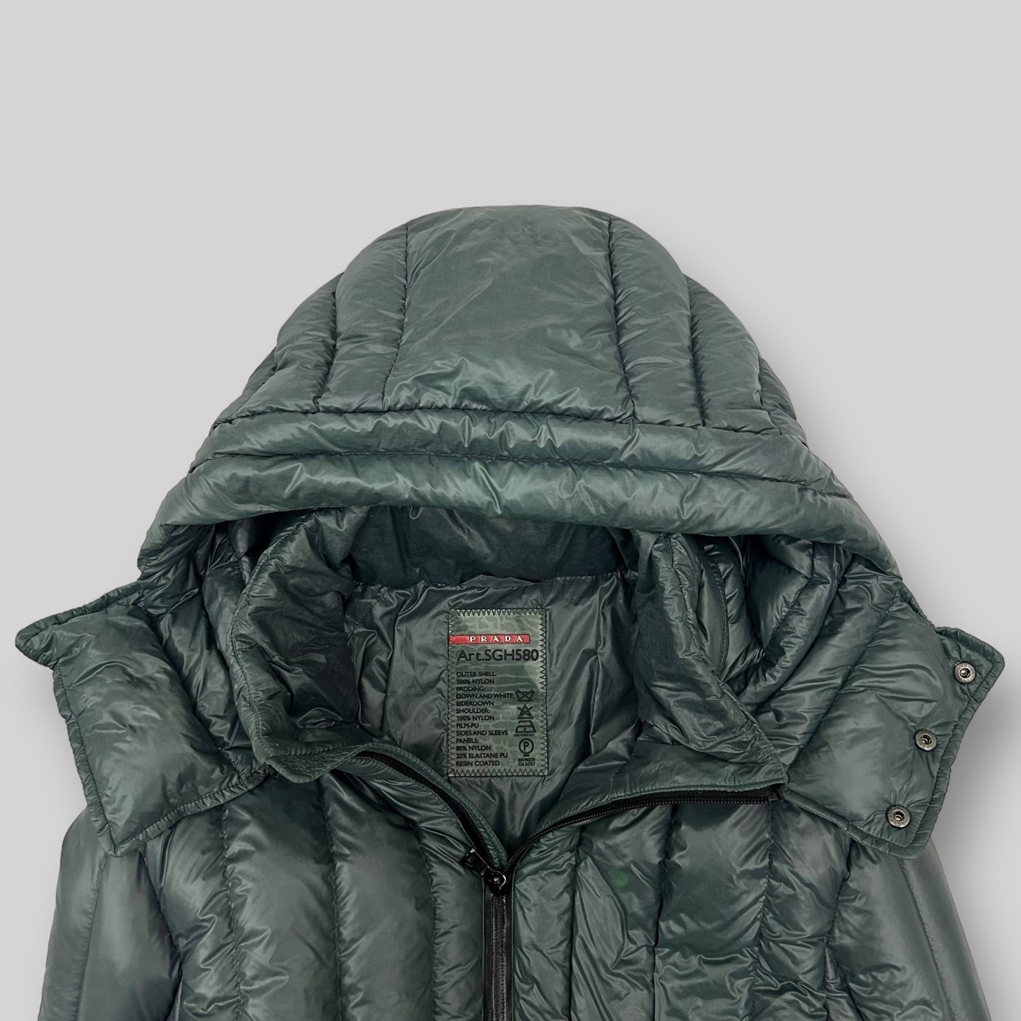 2013 Prada Technical Nylon  Puffer Jacket (Fits M/L)