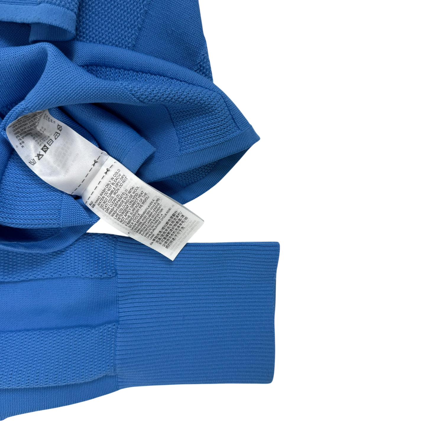 Wales Bonner x Adidas Knit Long Sleeve Football Shirt Blue / Cream (Size XL)