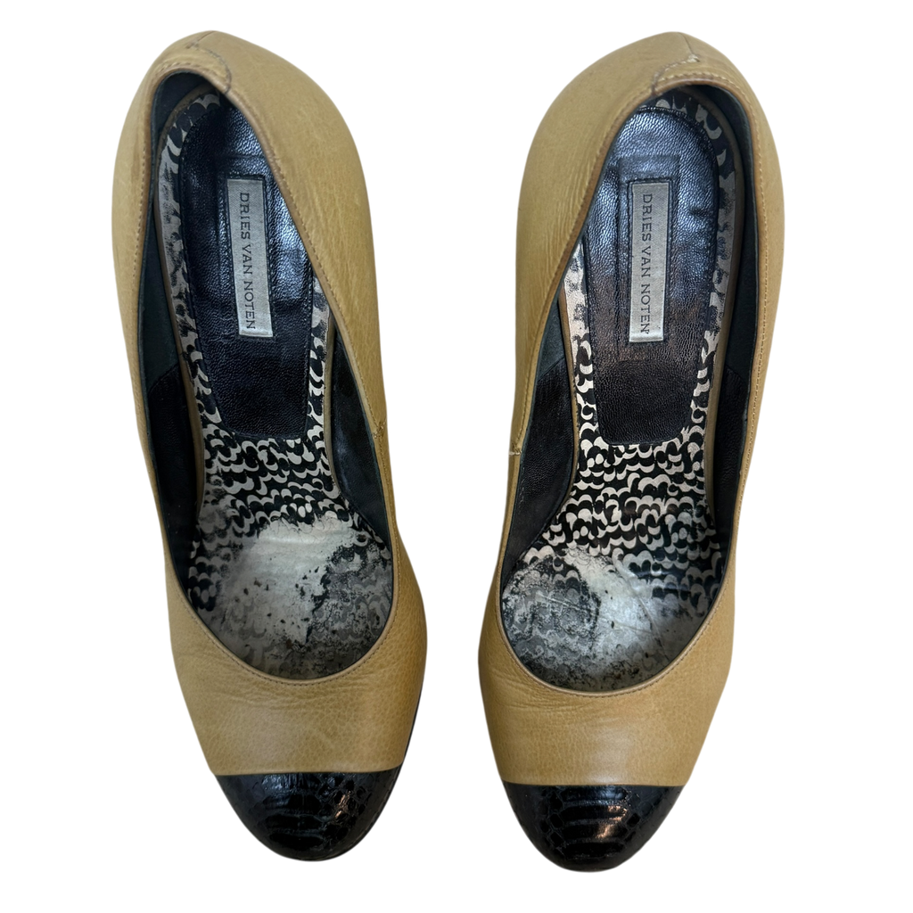 Dries Van Noten Exotic Leather Heels (Size EU39.5)