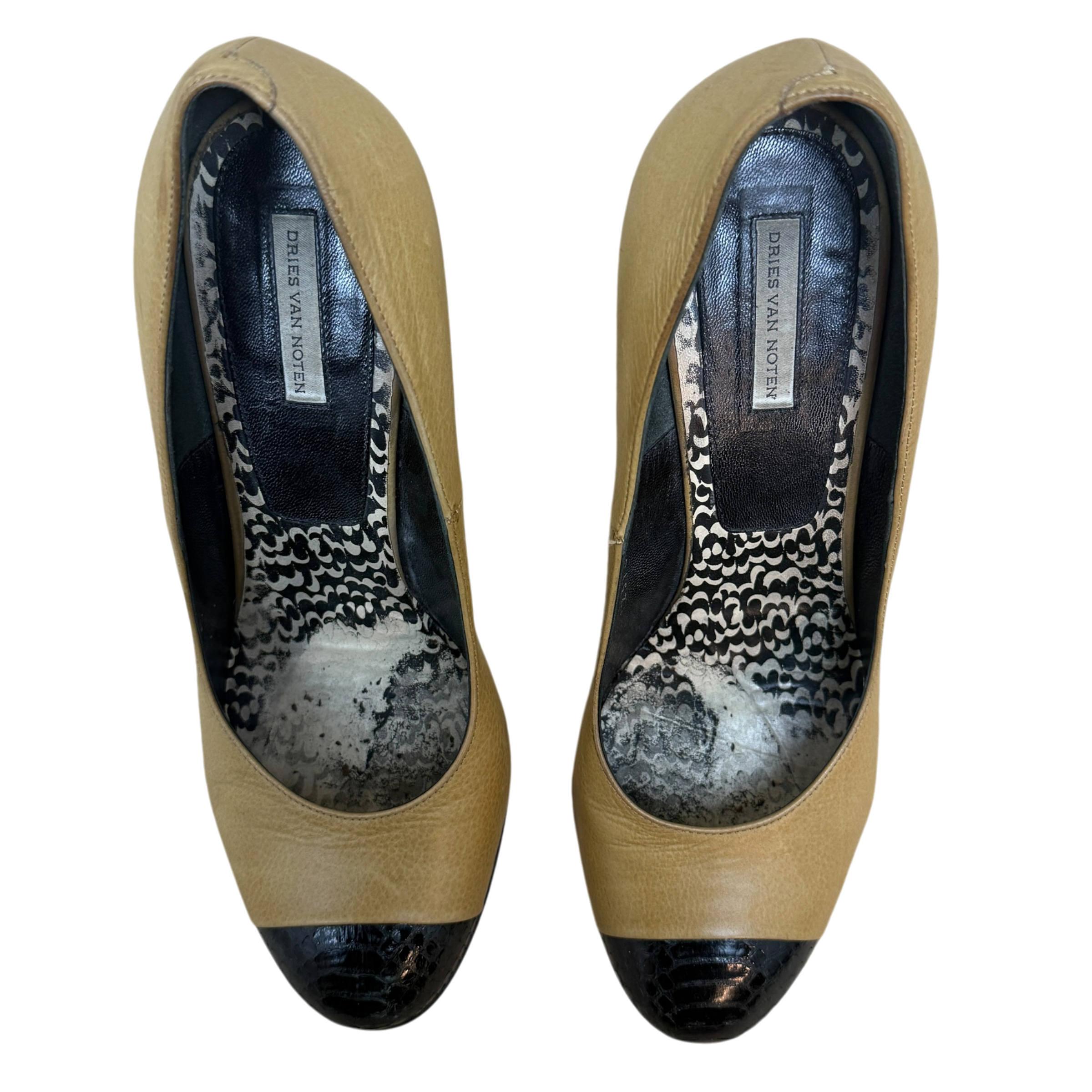Dries Van Noten Exotic Leather Heels (Size EU39.5)