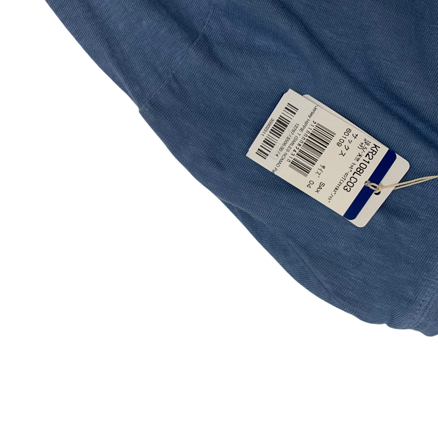 Kapital 18.5 Jersey Hippie Long Sleeve T-Shirt Blue